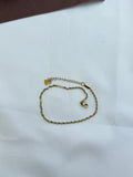 AK103 gold anklets