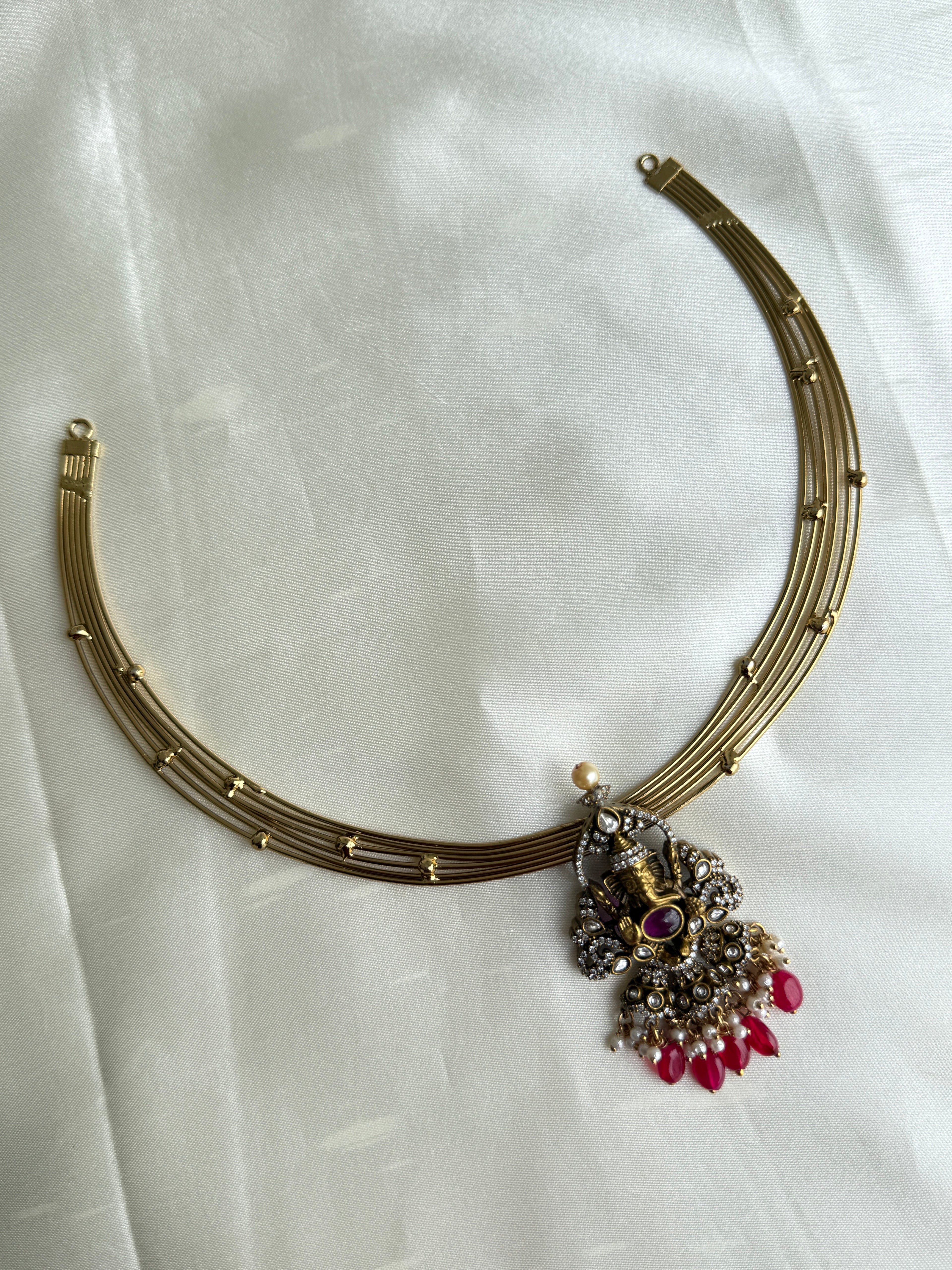 Kt001 italian kante with lord ganesha pendant