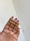 KD019 cz kids bangles