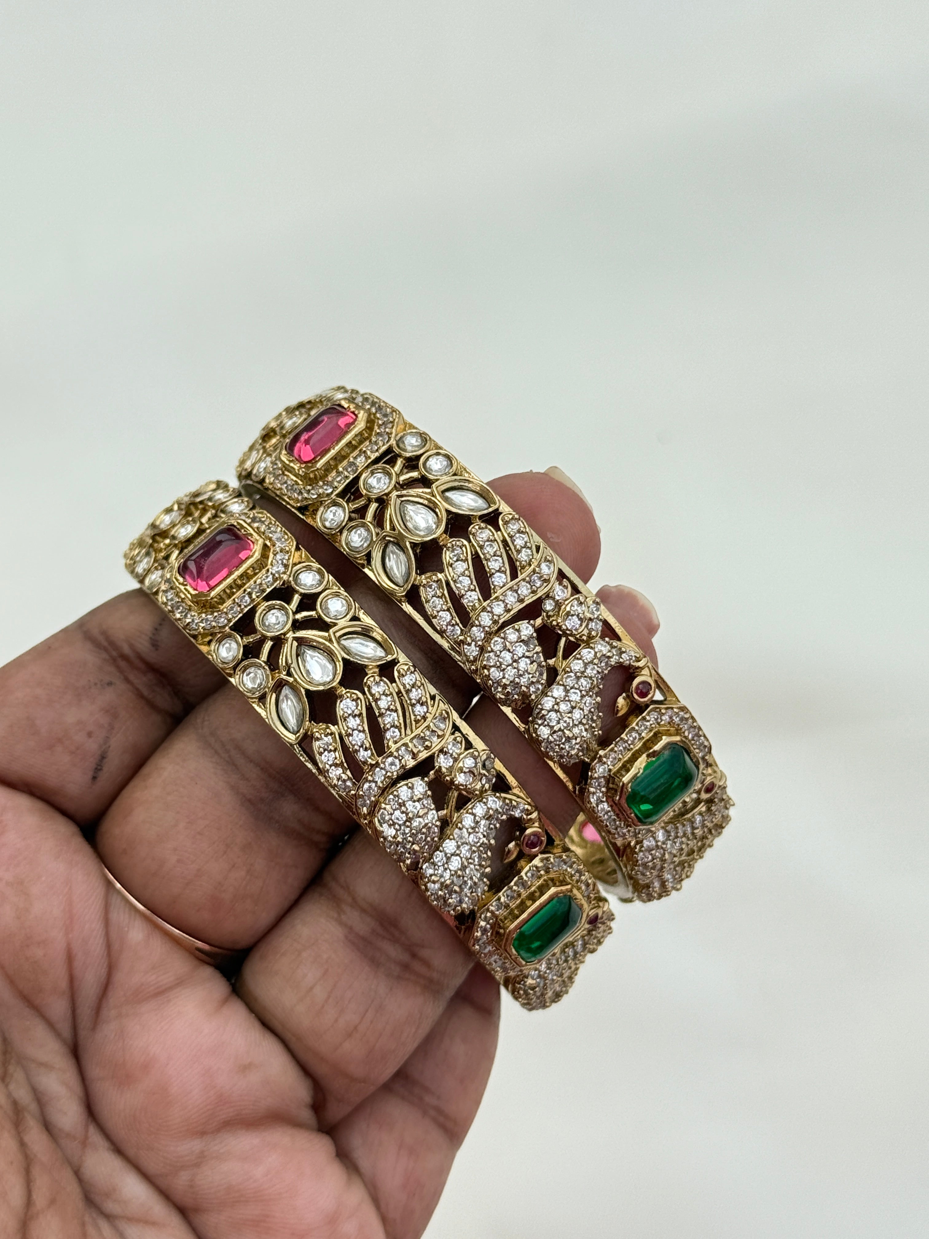 Sb156 multi colour Victorian bangles