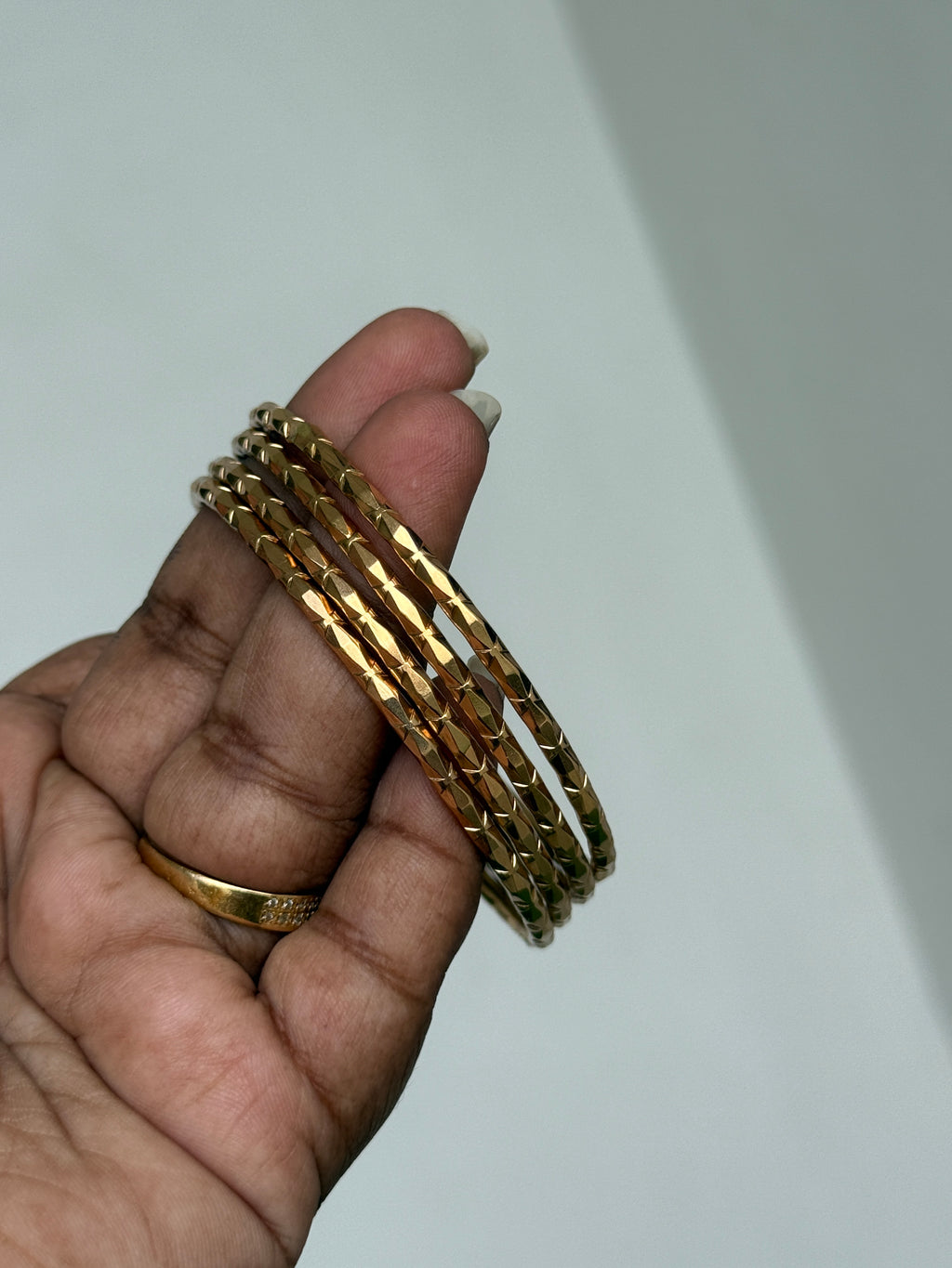 Ph066 gold replica panchaloham bangles