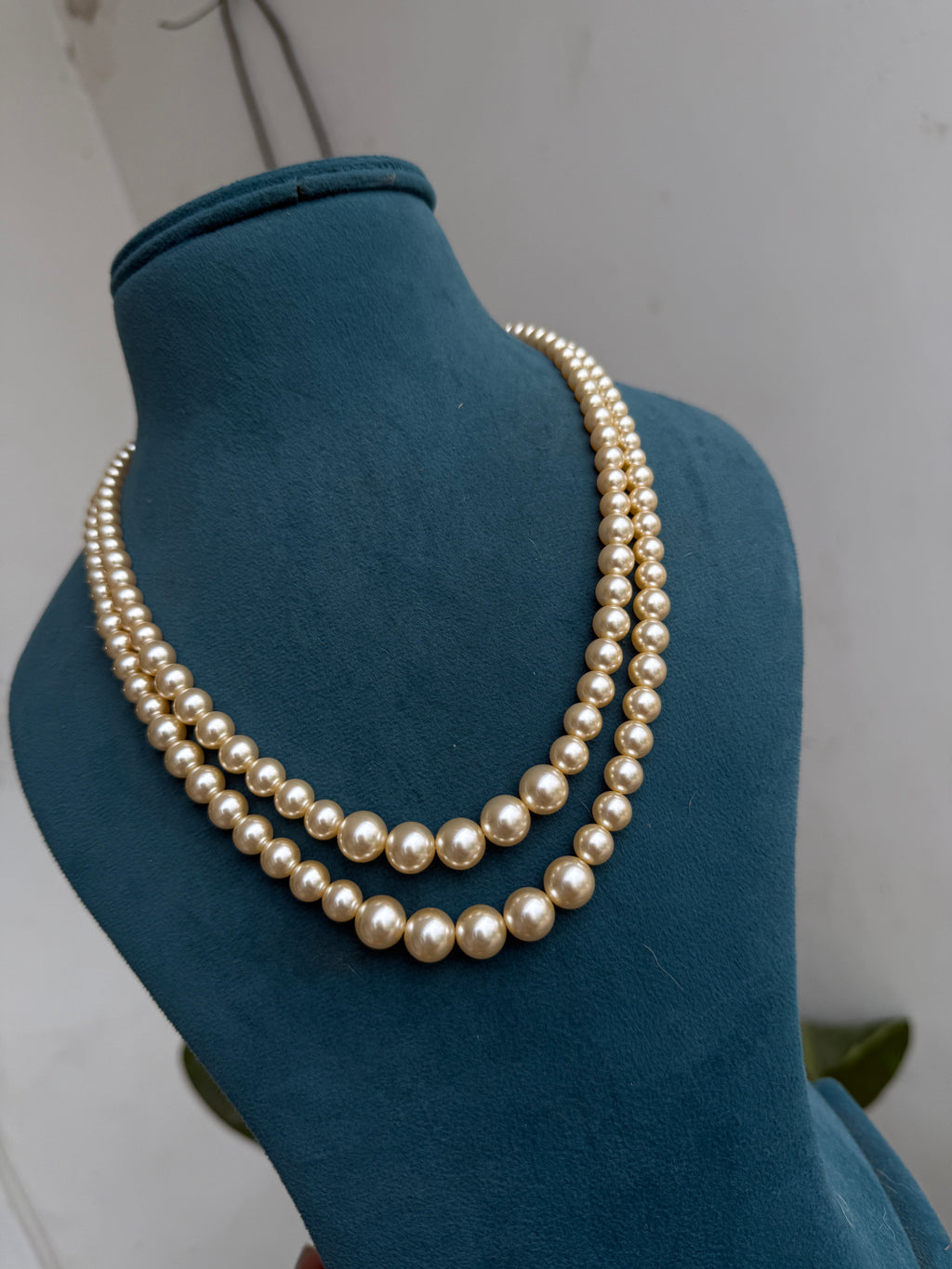 Bb0016 Swarovski 2 layers pearl chain