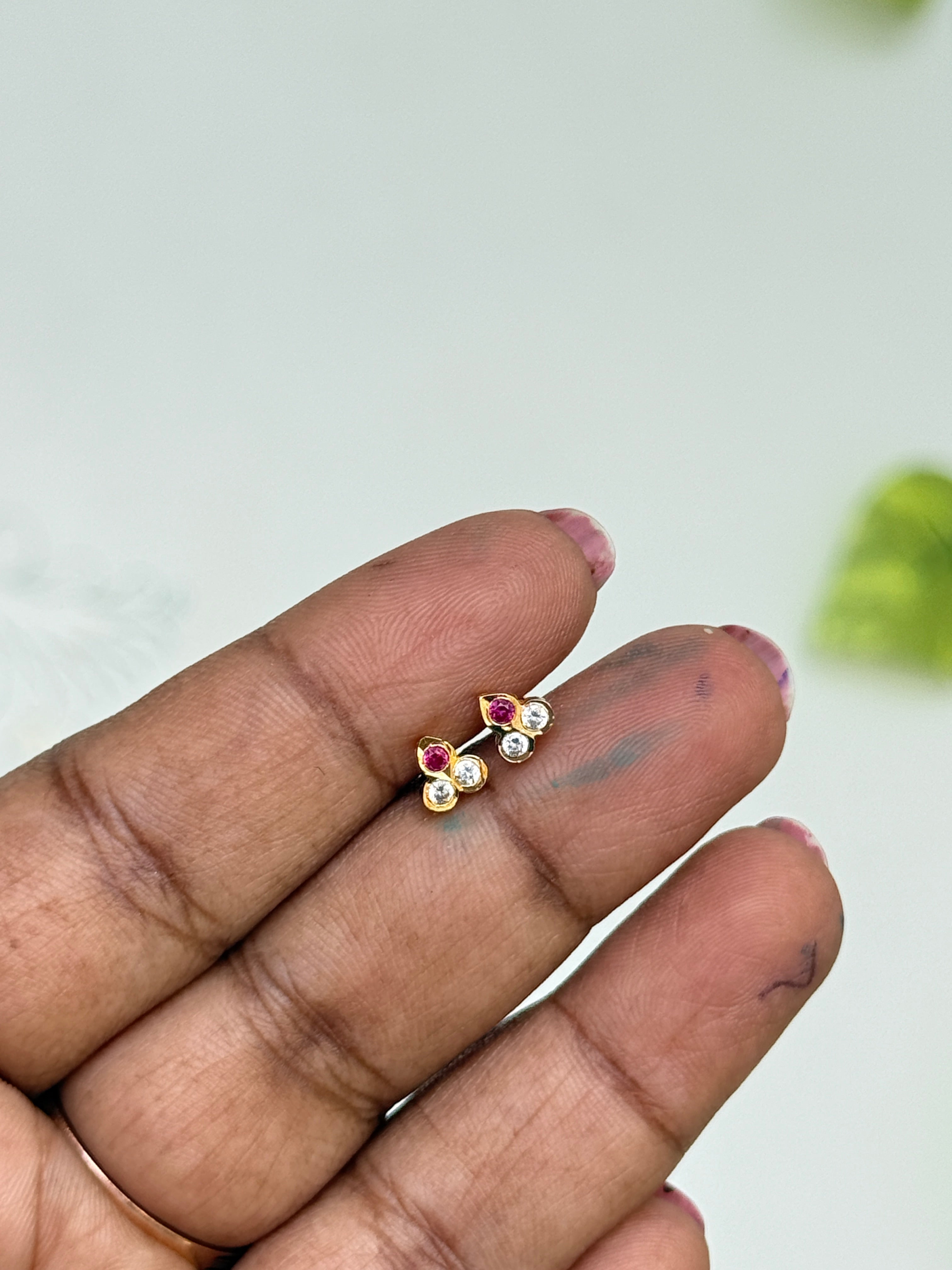 Ph036 Panchaloham small studs with back screw