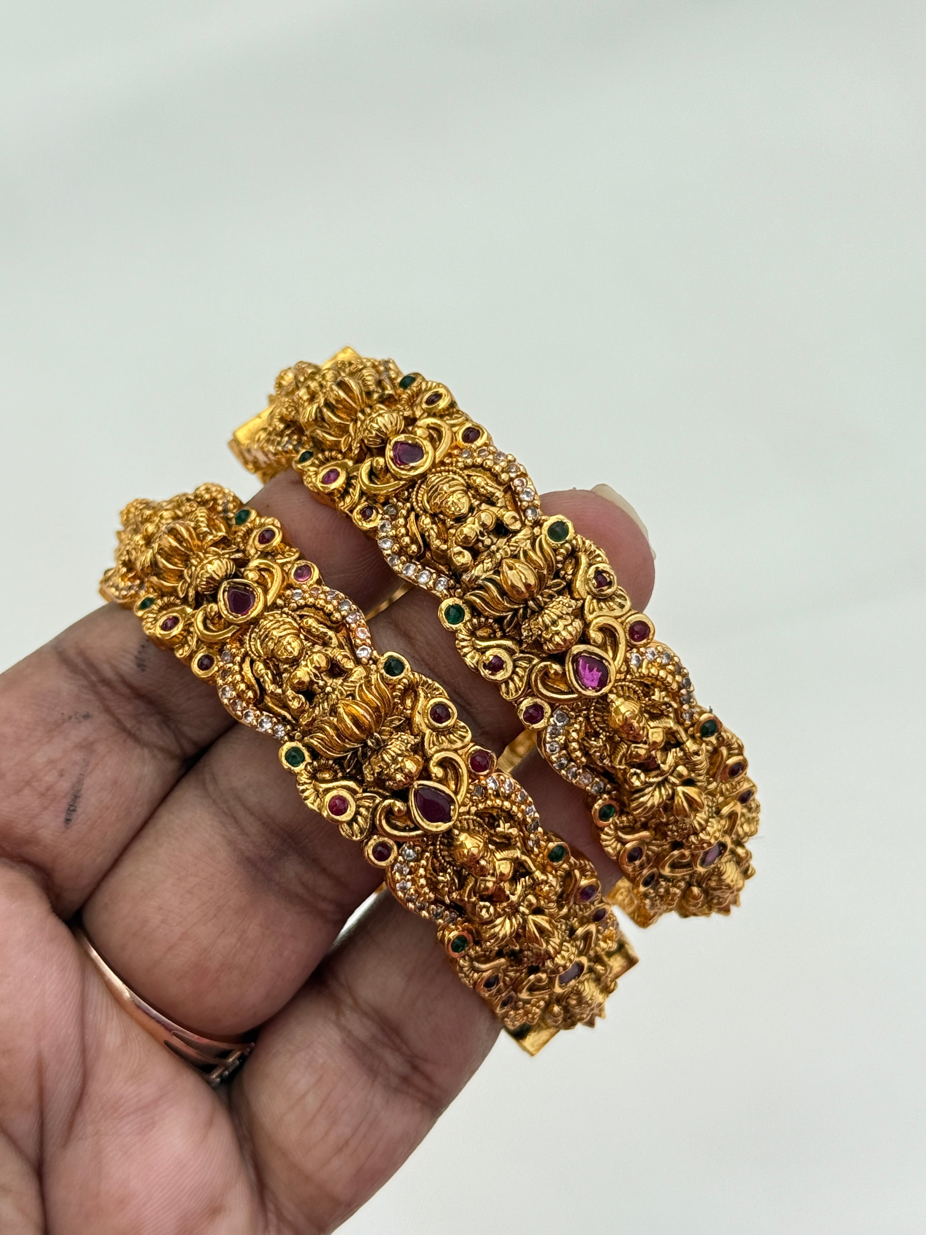 Sb150 laksmidevi nakshi openable kada bangles – yuvicollections.com