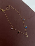 DC028 anti tarnish Daily Wear multi drop chain