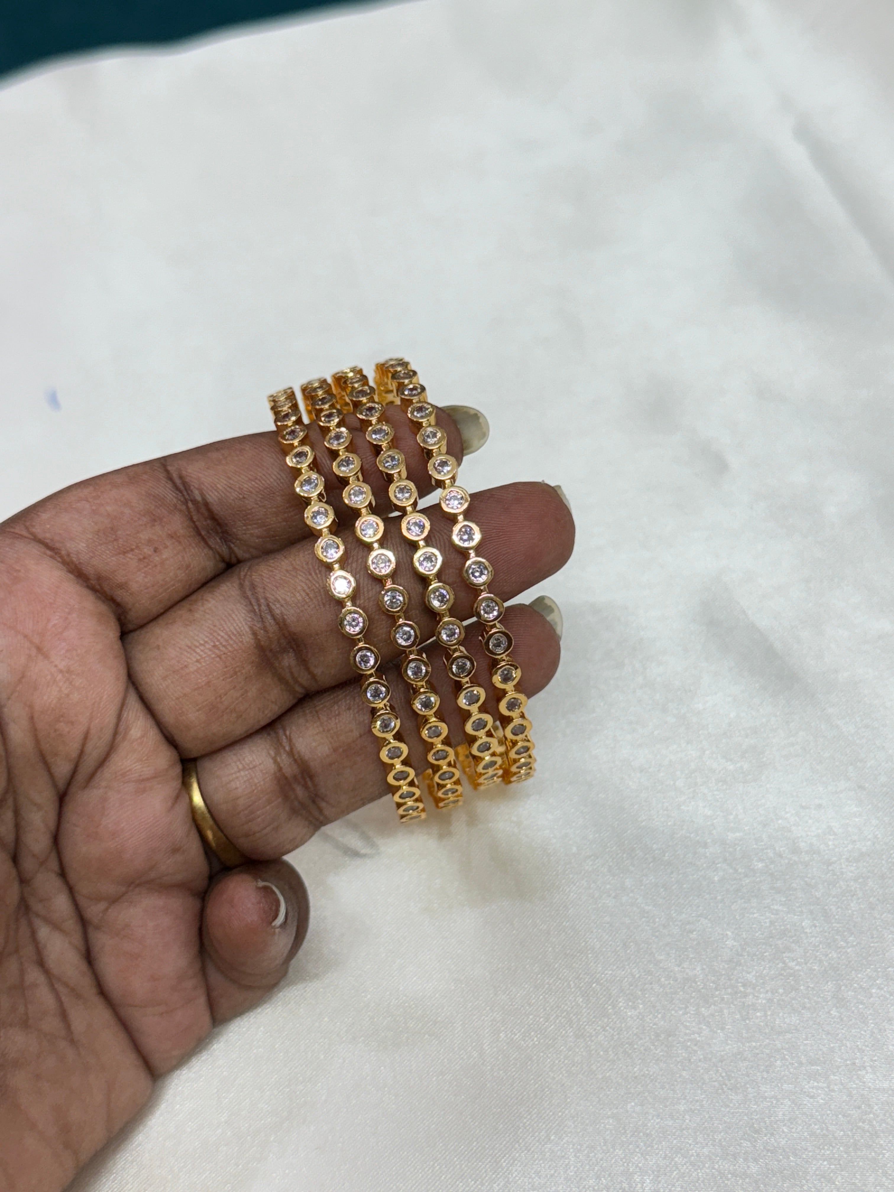 Sb116 diamond replica bangles