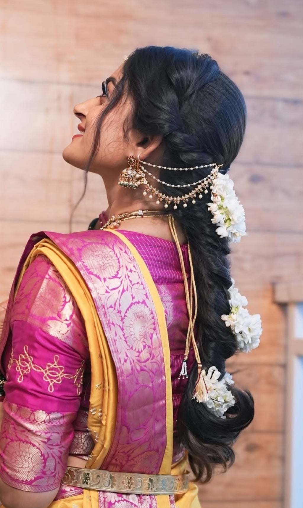 Er5058 kundan kemp butta earrings