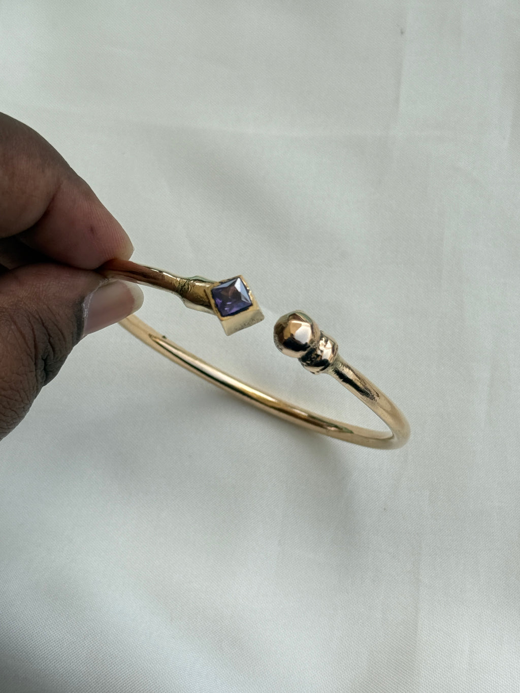 Br541 Panchaloham polished openable kada 2.4 to 2.6 size
