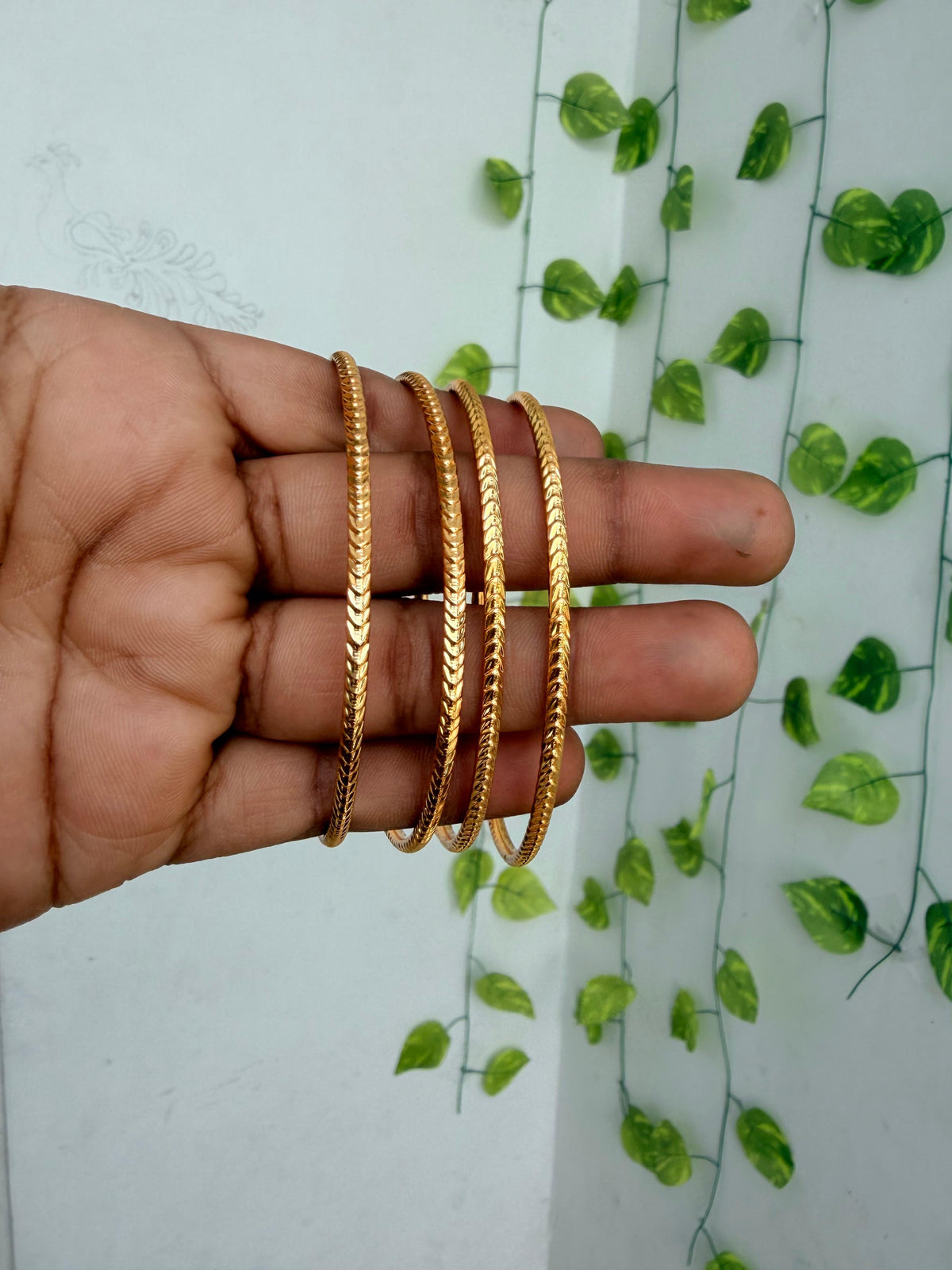 Panchaloham polished daily wear bangles ph634