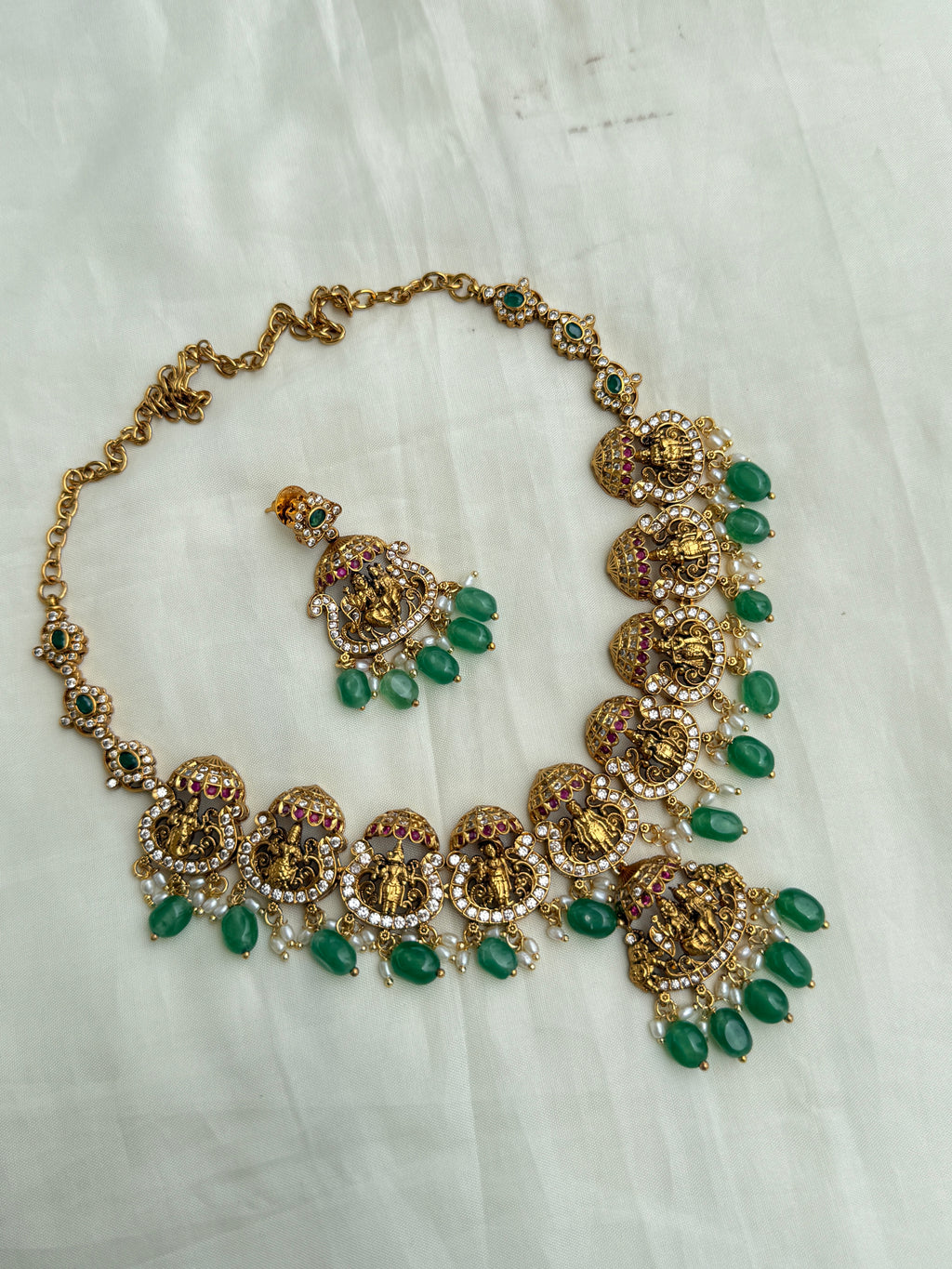 Ns318 lord lakshmi narasimha swami neckset
