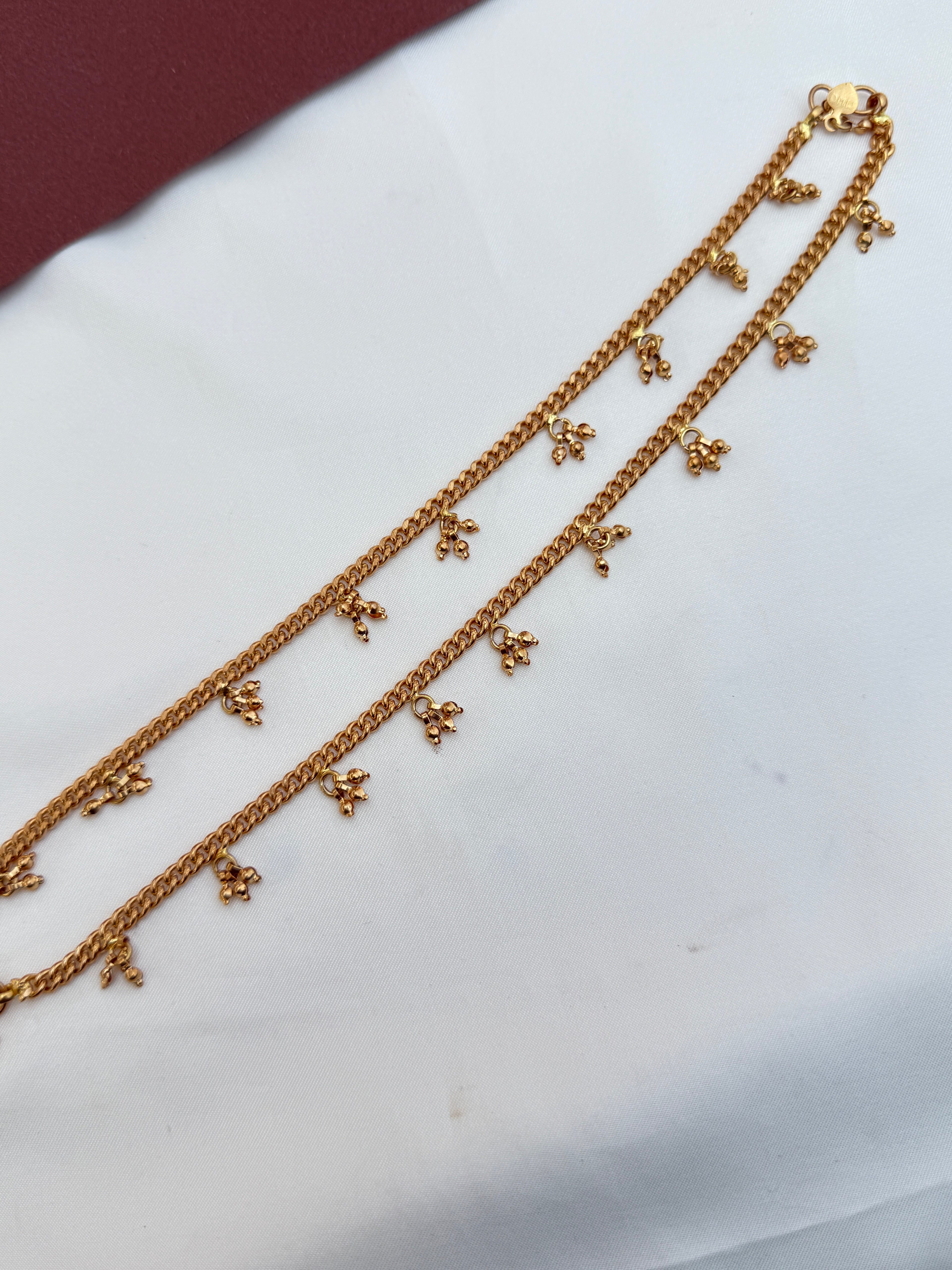 Ak124 panchaloham anklets