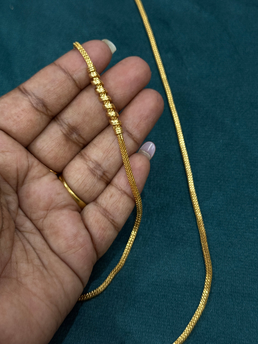Tc003 25 inches panchaloham  mangalsutra thali chain