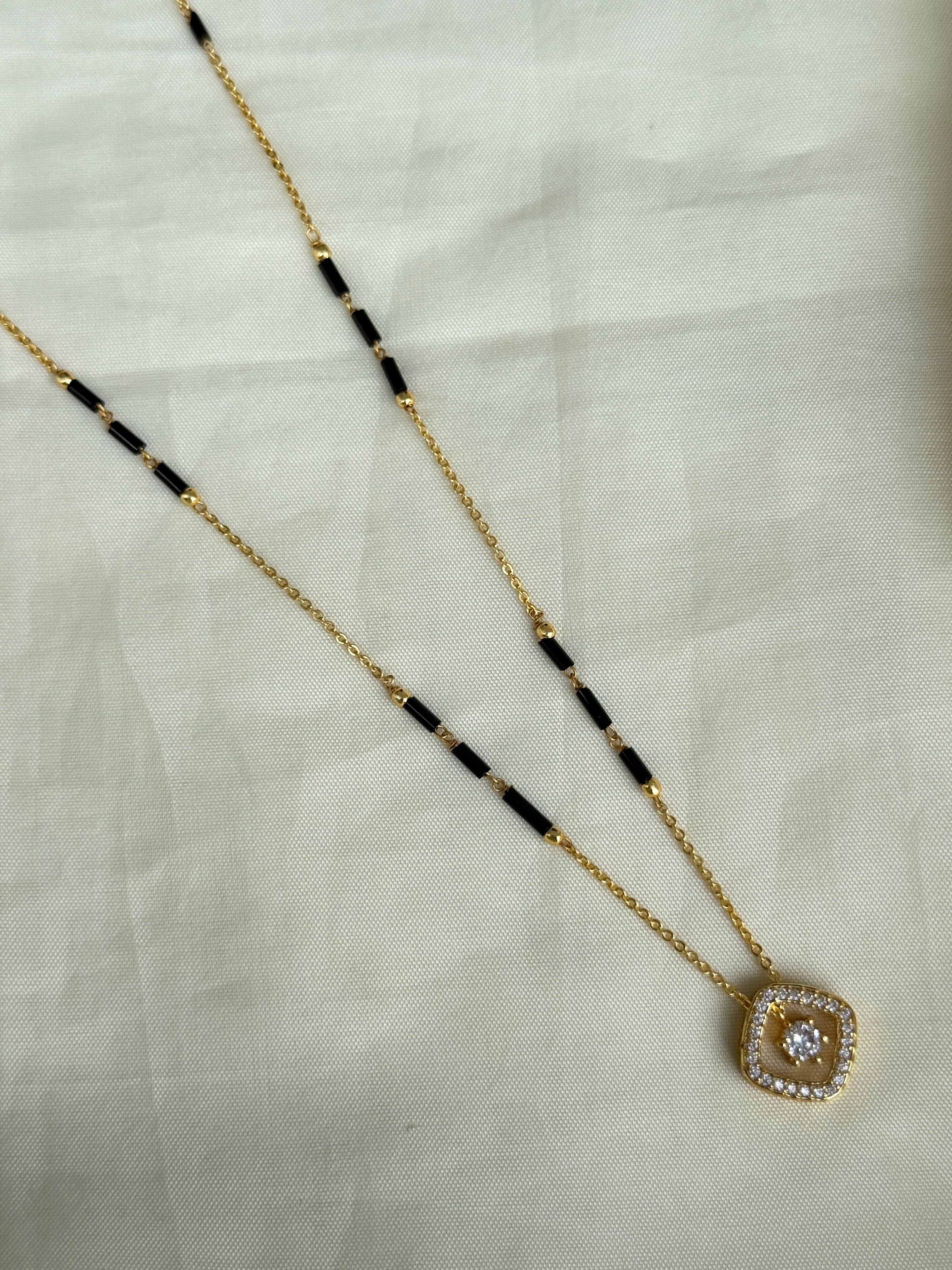 Bb016 square drop 16inches single line short blackbeads