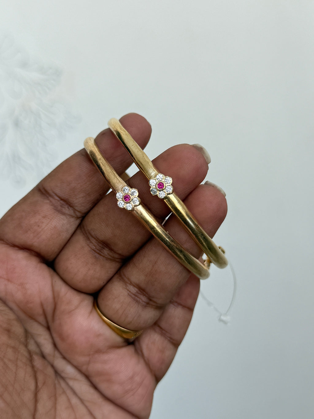 Ph062 unpolished panchaloham impon bangles
