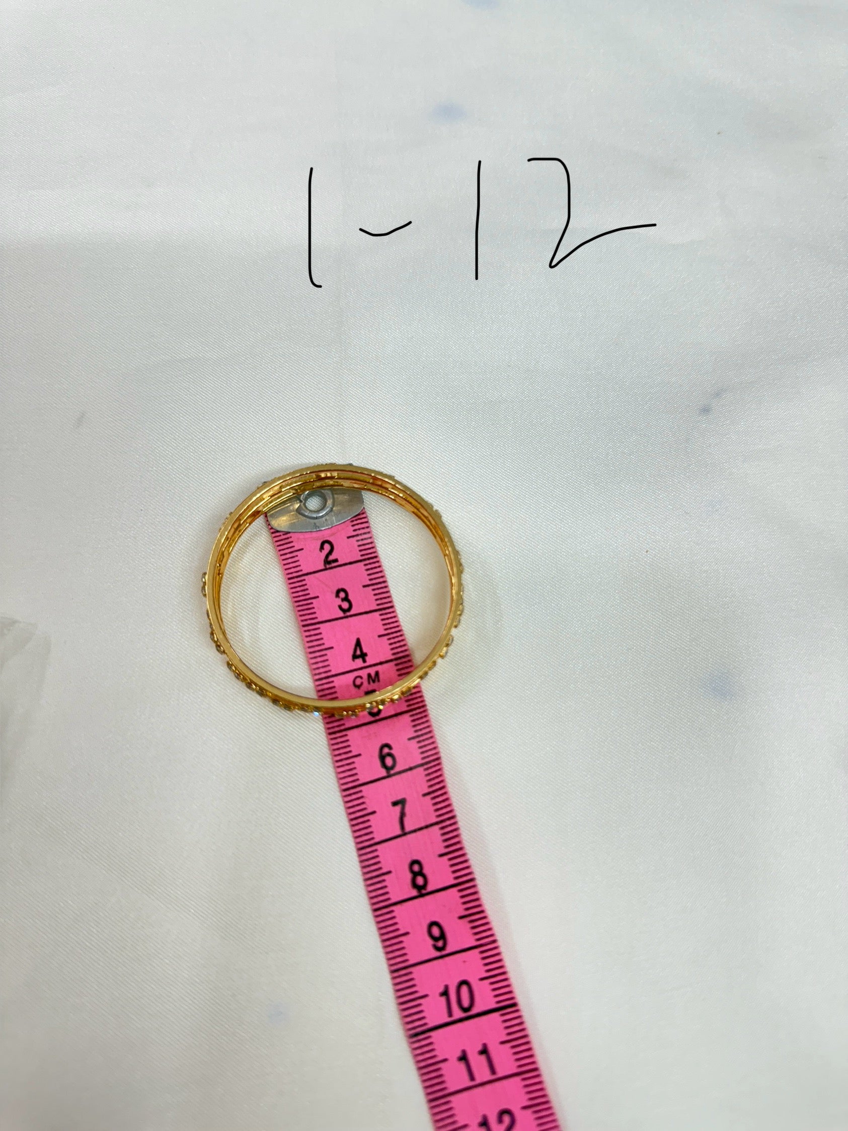 Kd010  kids micro gold bangles
