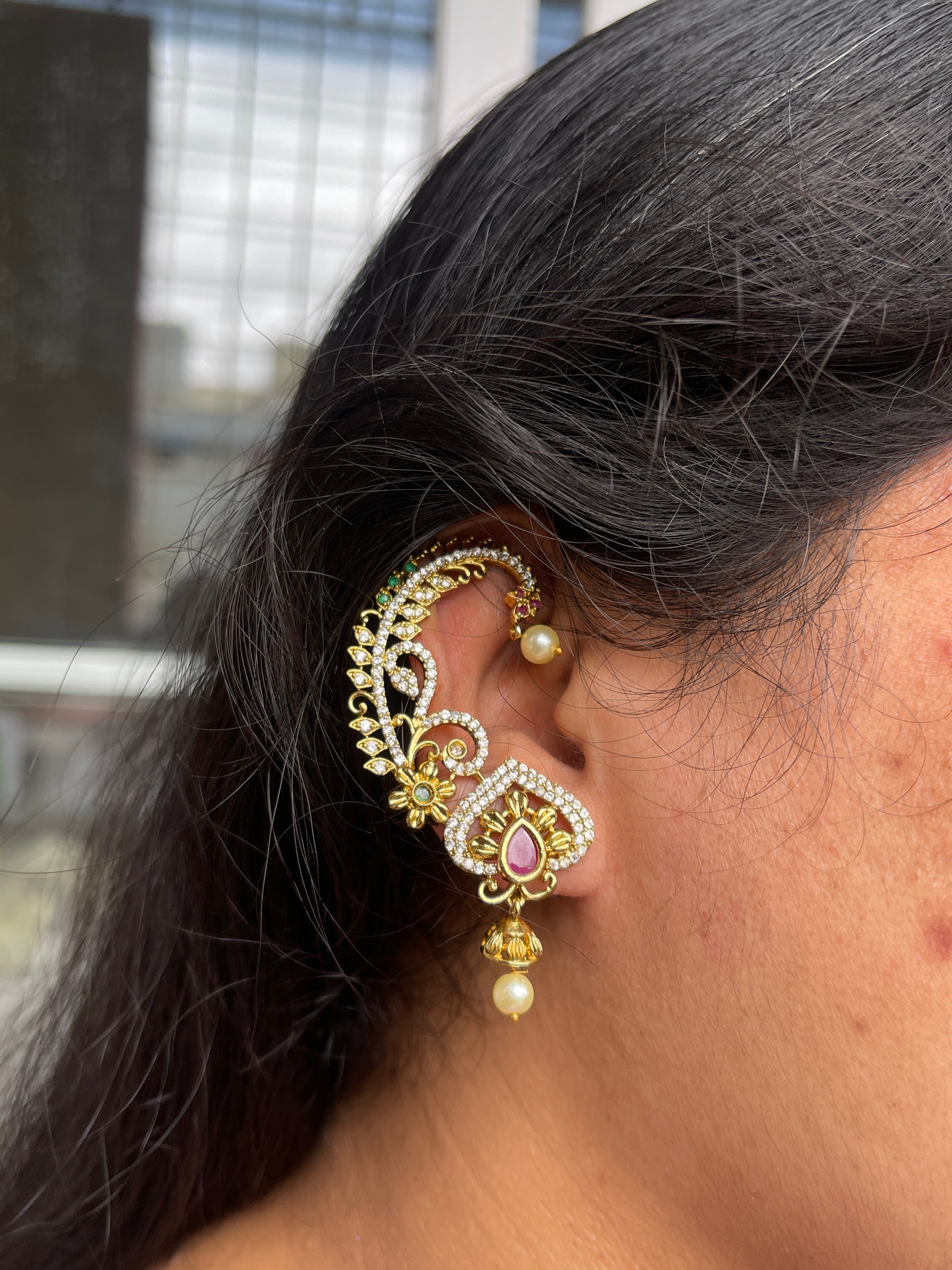 Multi earrcuff earrings