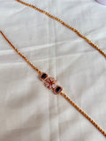 Mangalsutra side pendant chain
