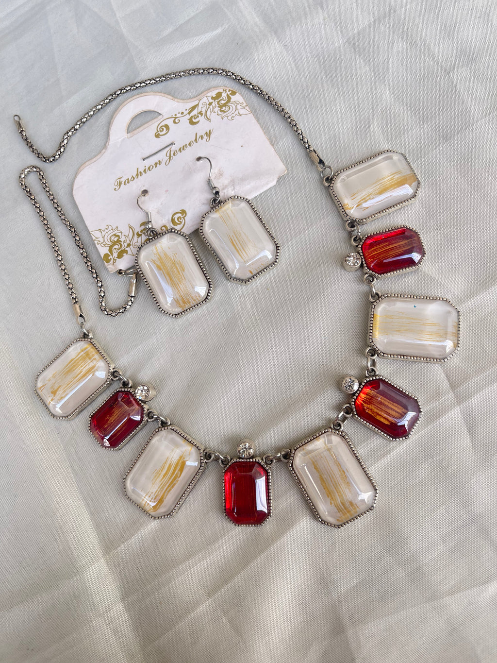 Western 20inches chain with earrings