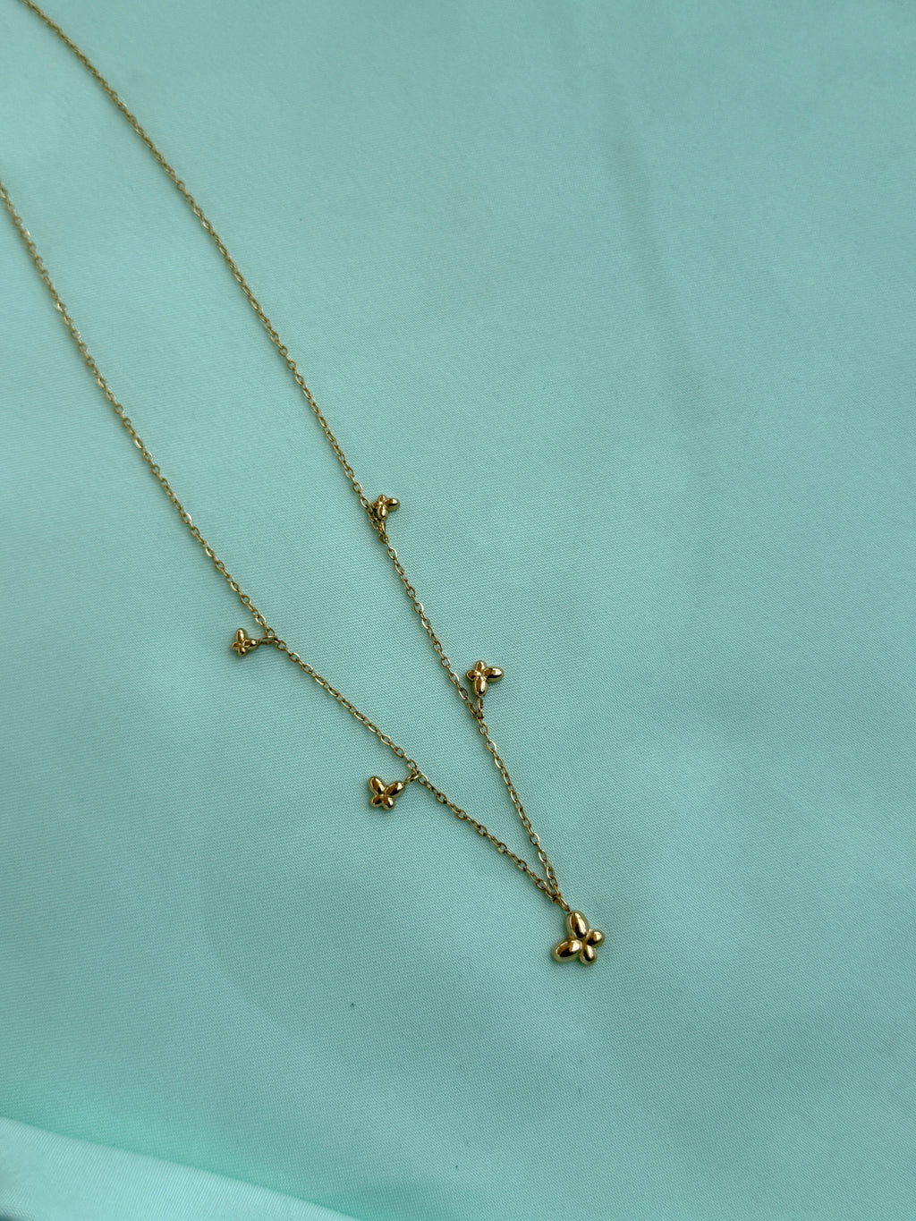 DC086 anti tarnish small butterfly 18inches adjustable Daily Wear chains