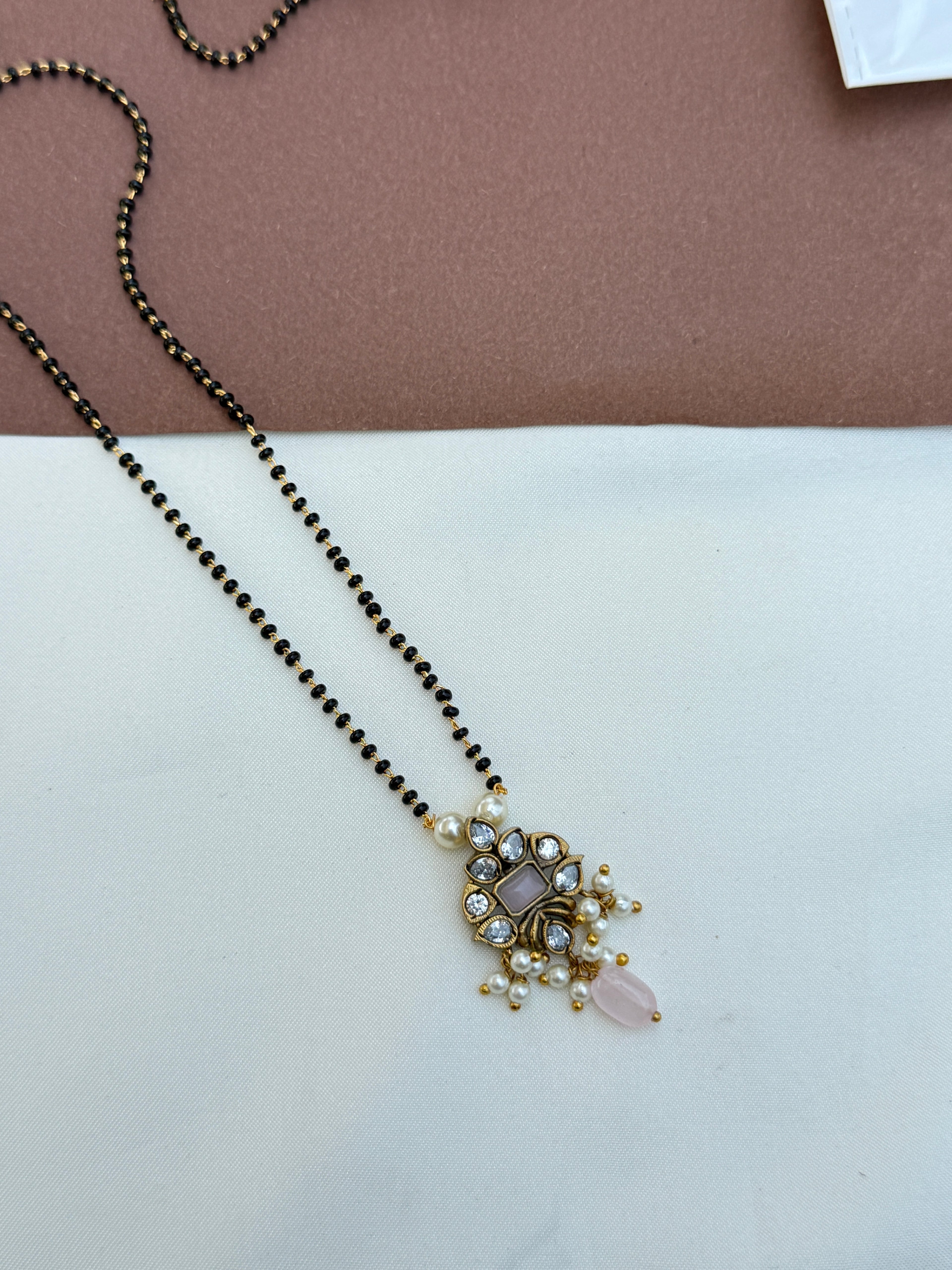 Bb082 18 inches single line blackbeads