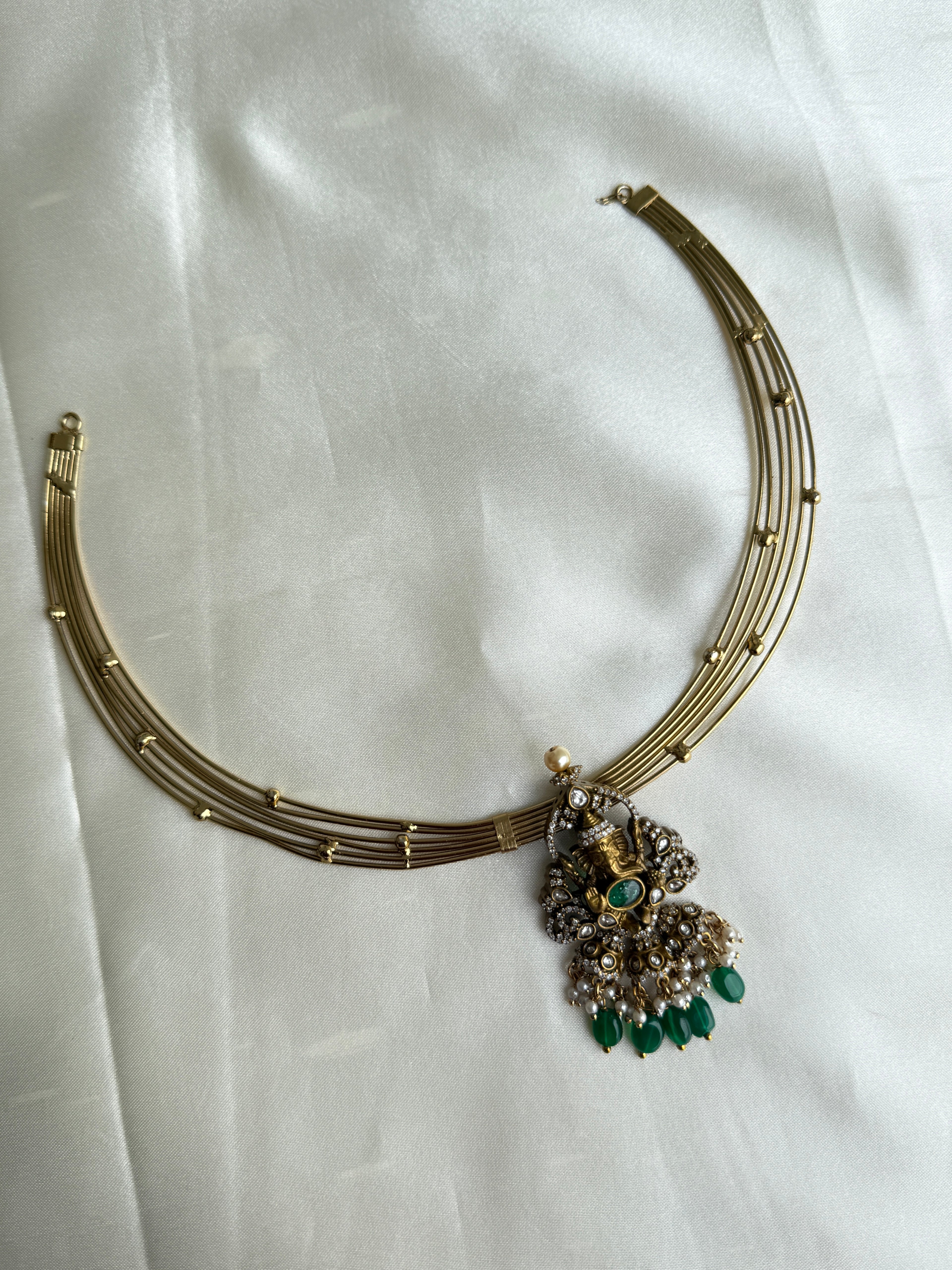 Kt001 italian kante with lord ganesha pendant