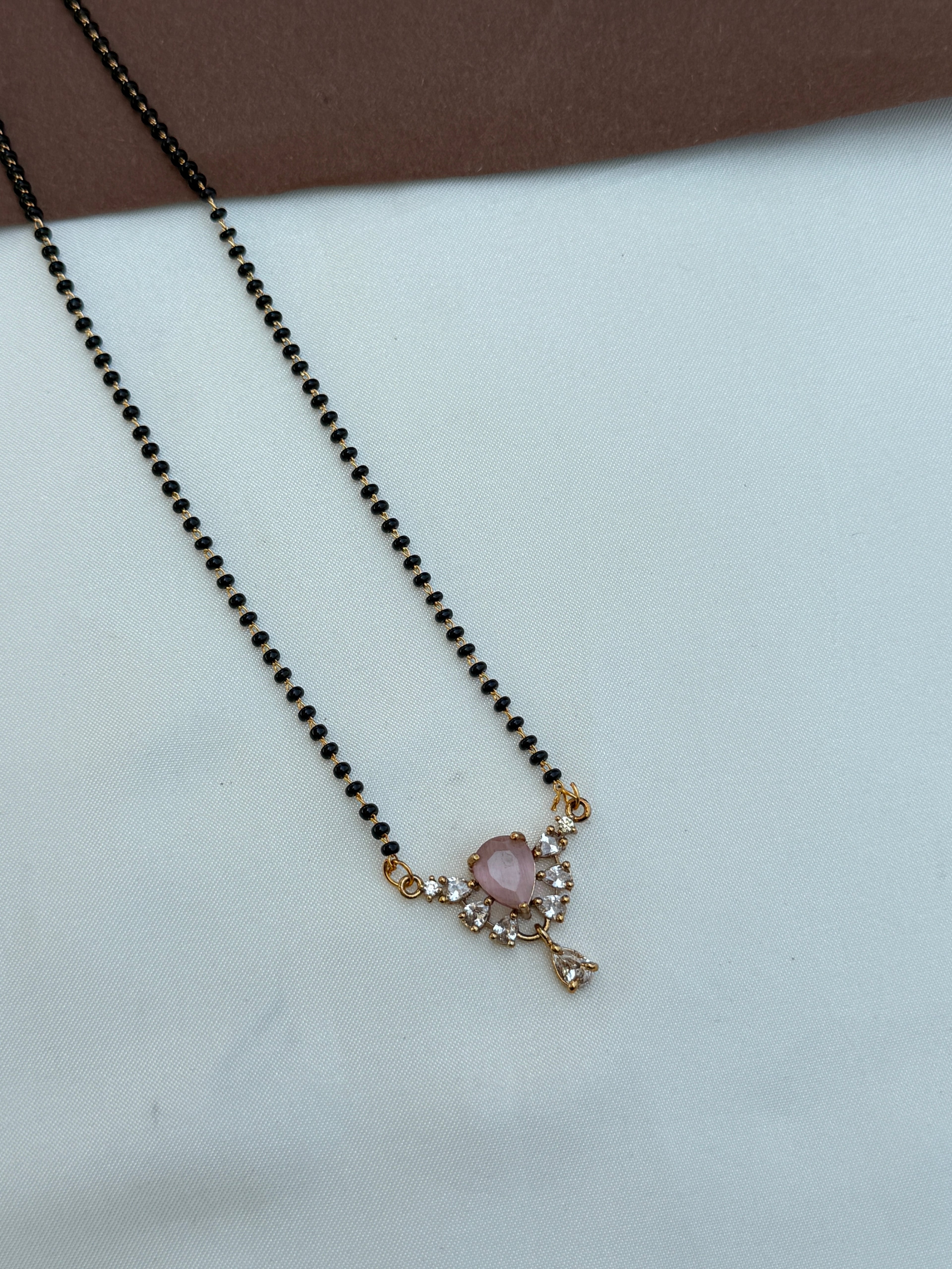 Bb103  18 inches single line blackbeads