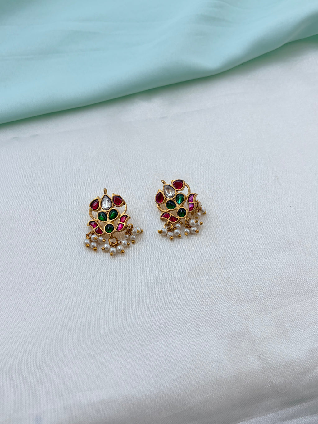 Jadau Kundan small pearls bugadi bg0020