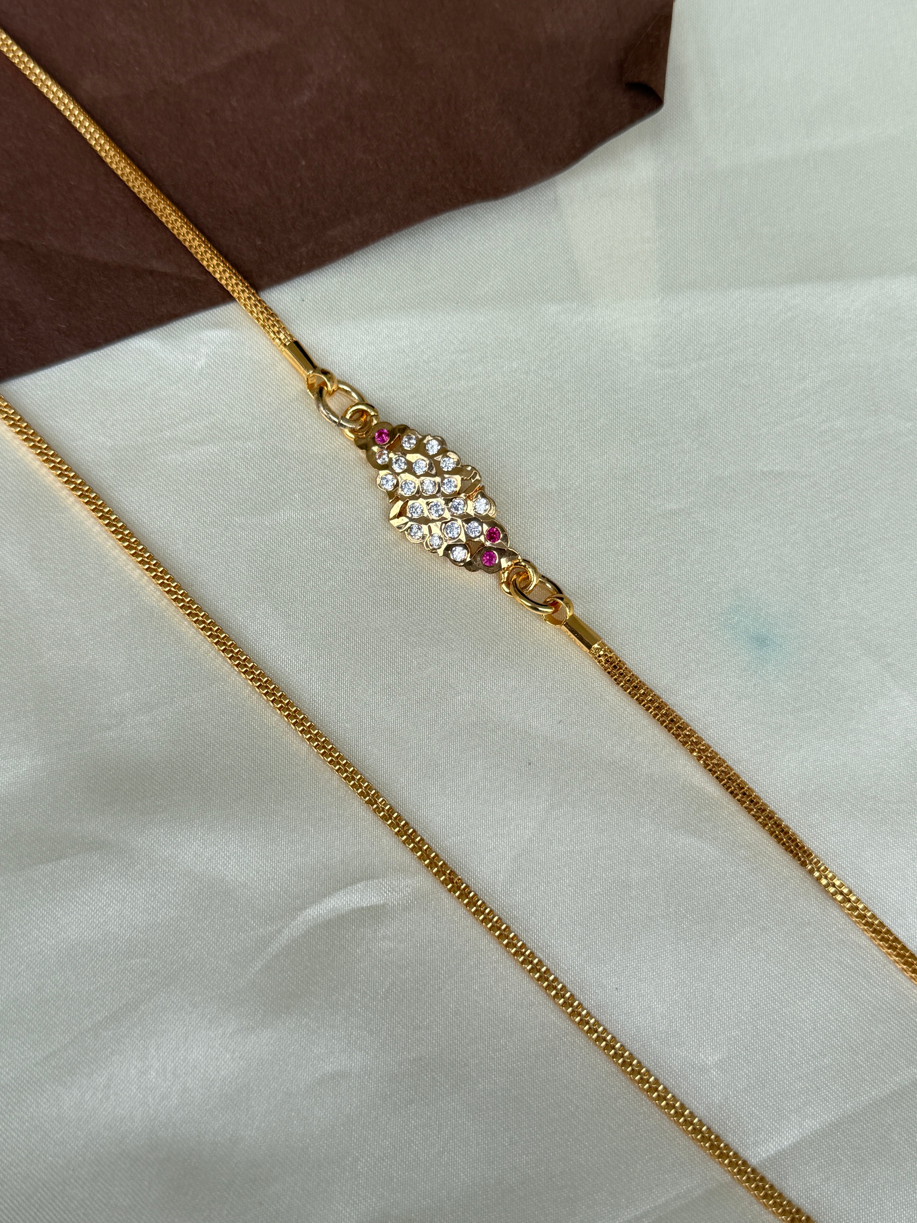 Ph007 mangalsutra thali chain with panchaloham side pendant mangalsutra