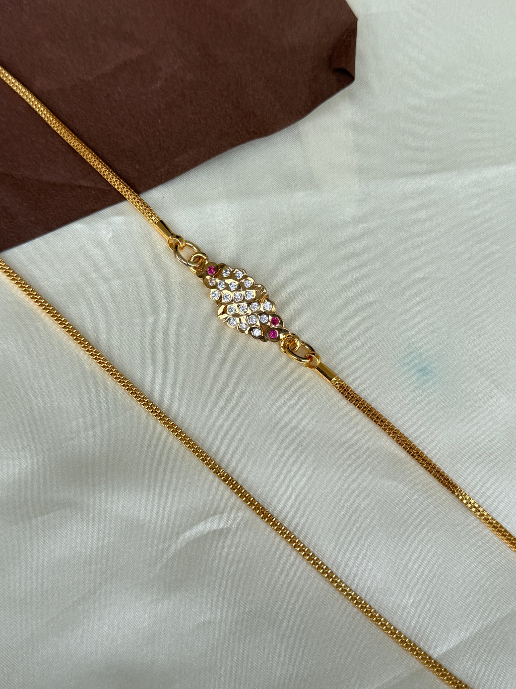 Ph007 mangalsutra thali chain with panchaloham side pendant mangalsutra