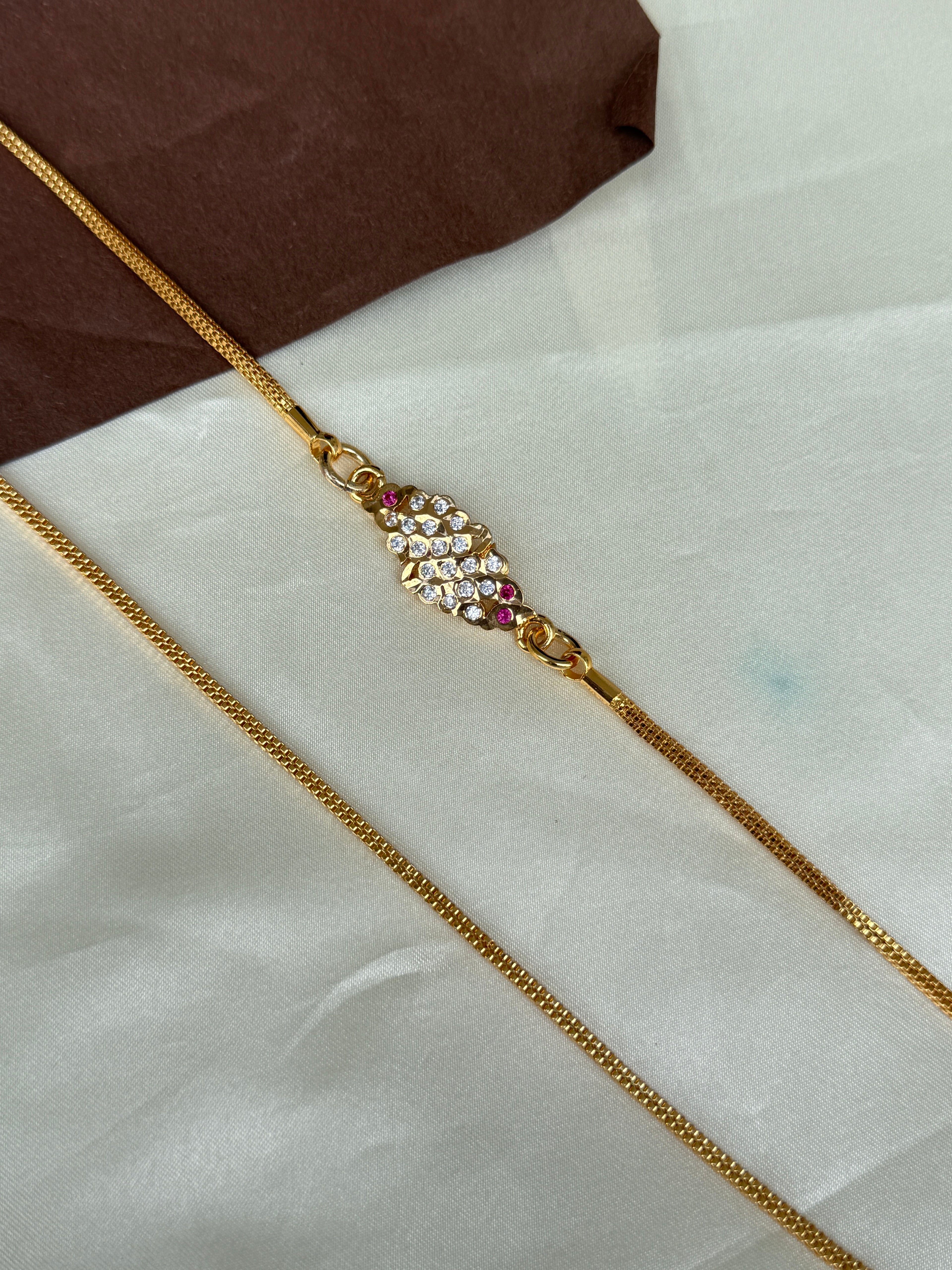 Ph007 mangalsutra thali chain with panchaloham side pendant mangalsutra