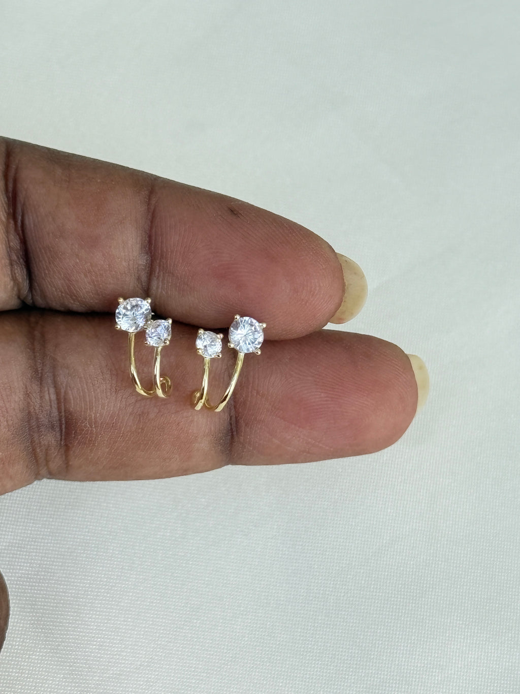Se025 92.5 silver hallmark j type studs