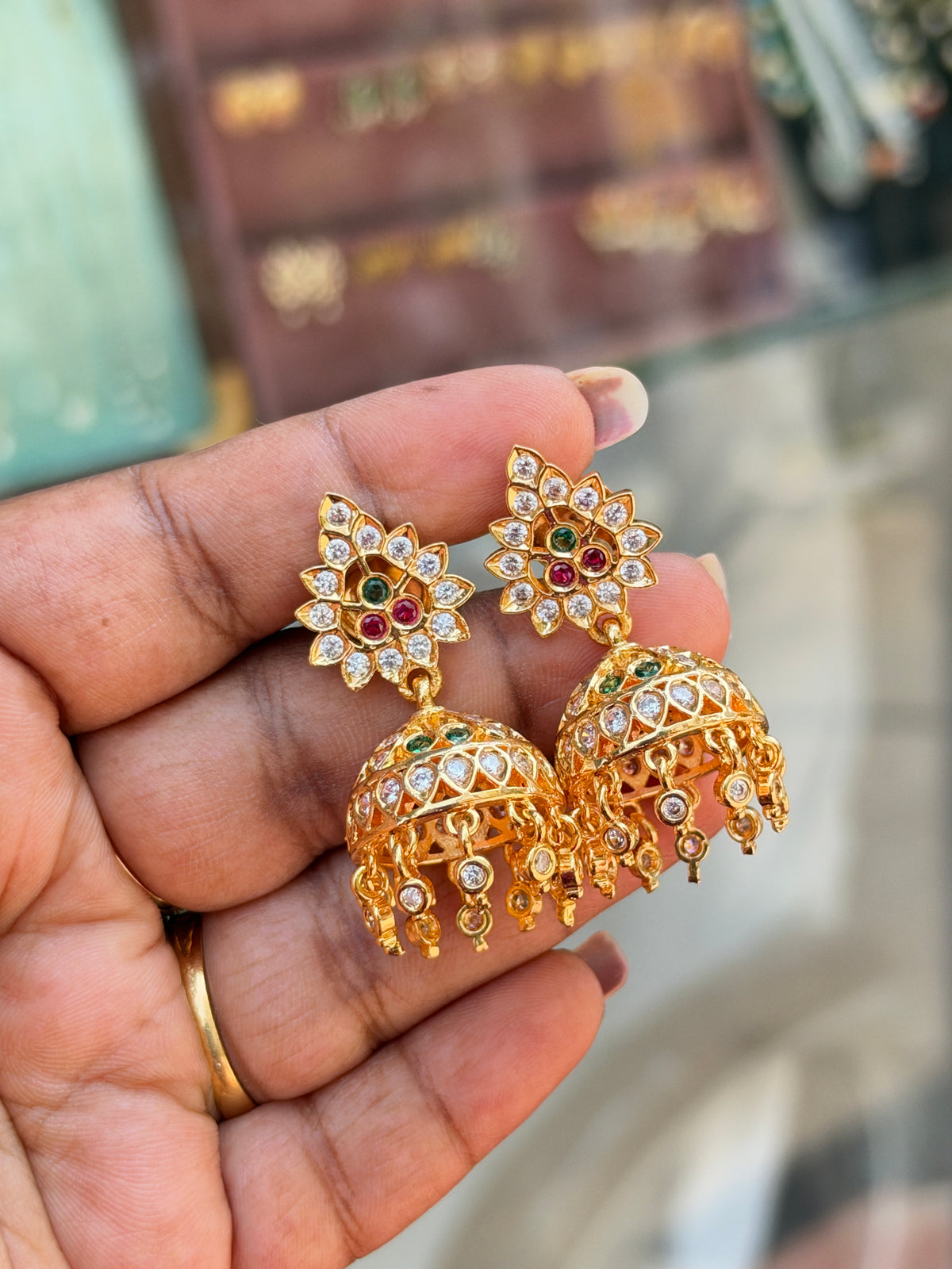 Panchaloham butta earrings ph640