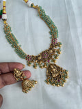 Ns1529 pastel beads Lakshmi Devi neckset