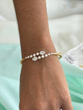 Br540 micro gold 2.0 to 2.2 size openable kids kada bracelet
