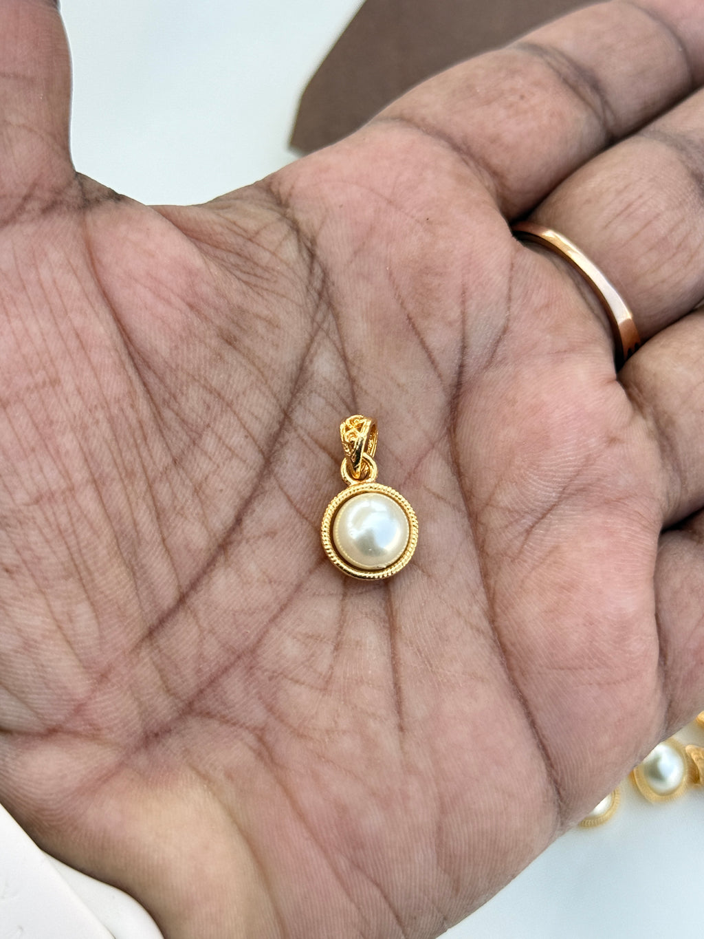 Ph208 panchaloham pearl pendant