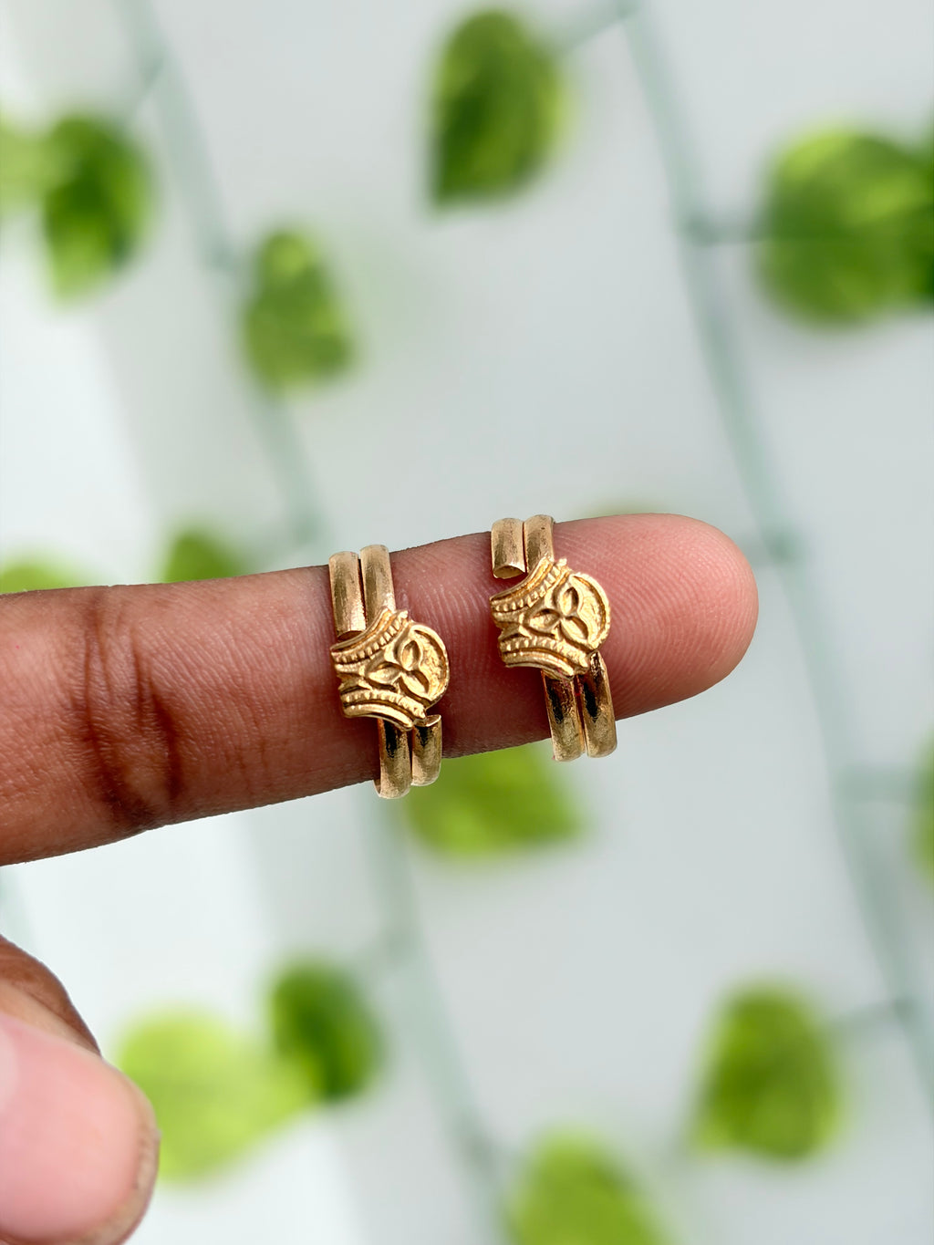 Panchaloham polished toe rings tr018