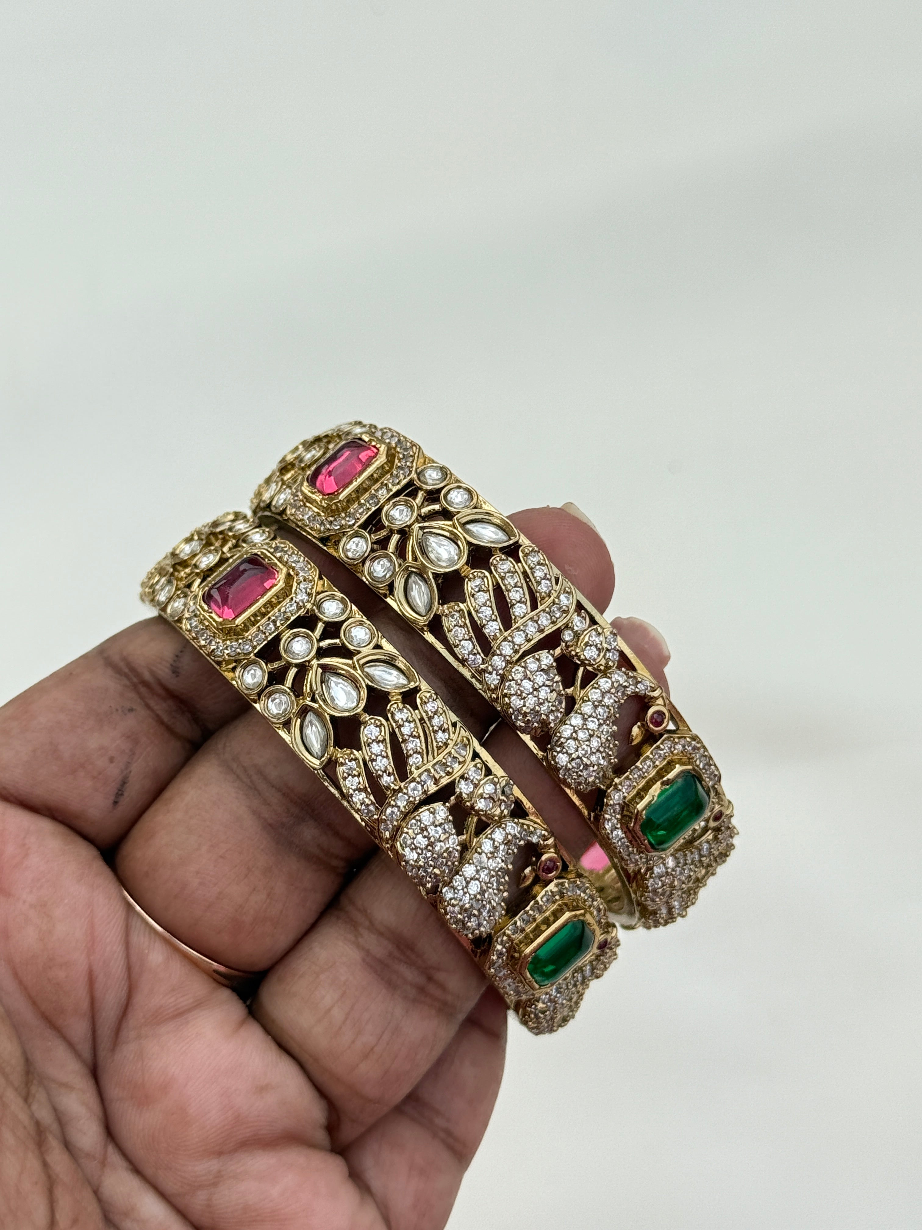 Sb156 multi colour Victorian bangles