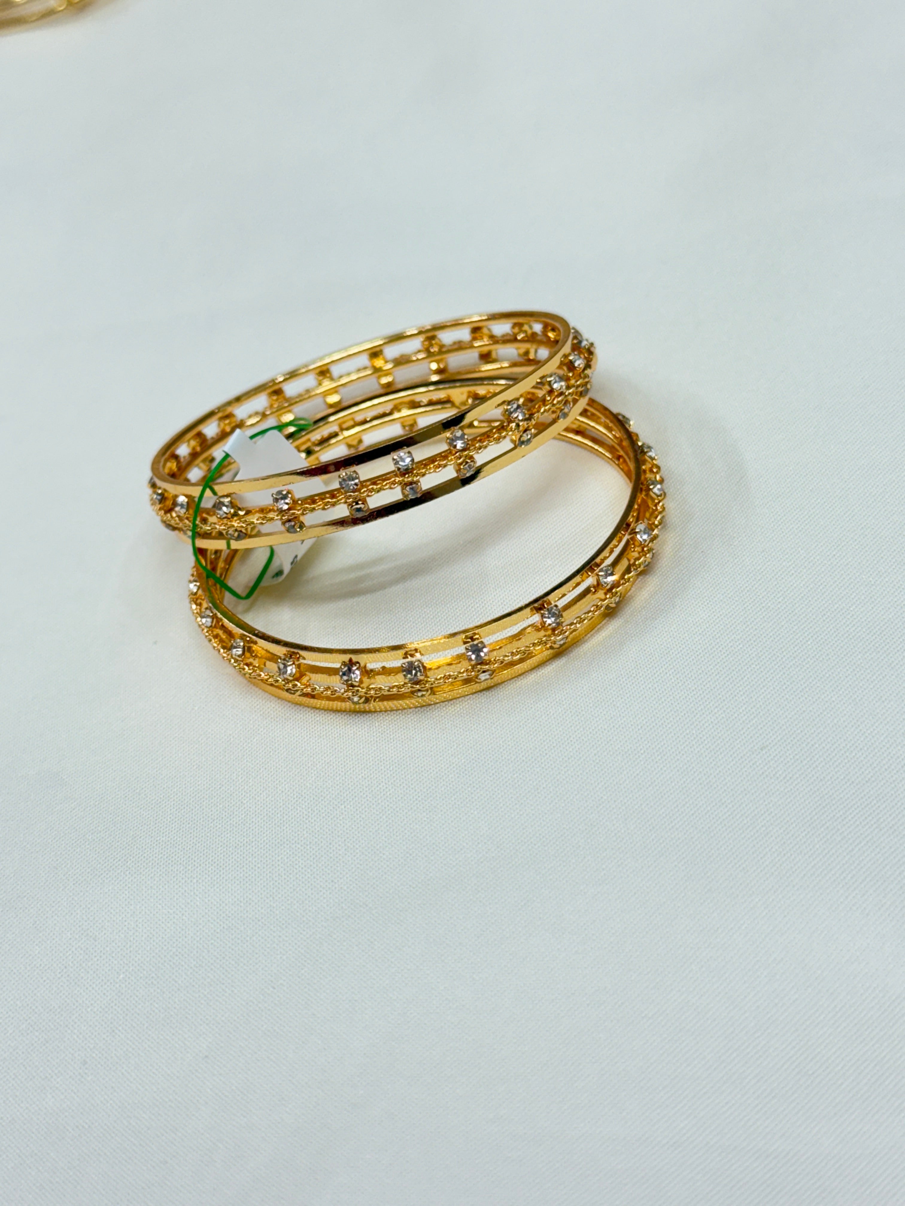 Kd017 cz stone kids bangles