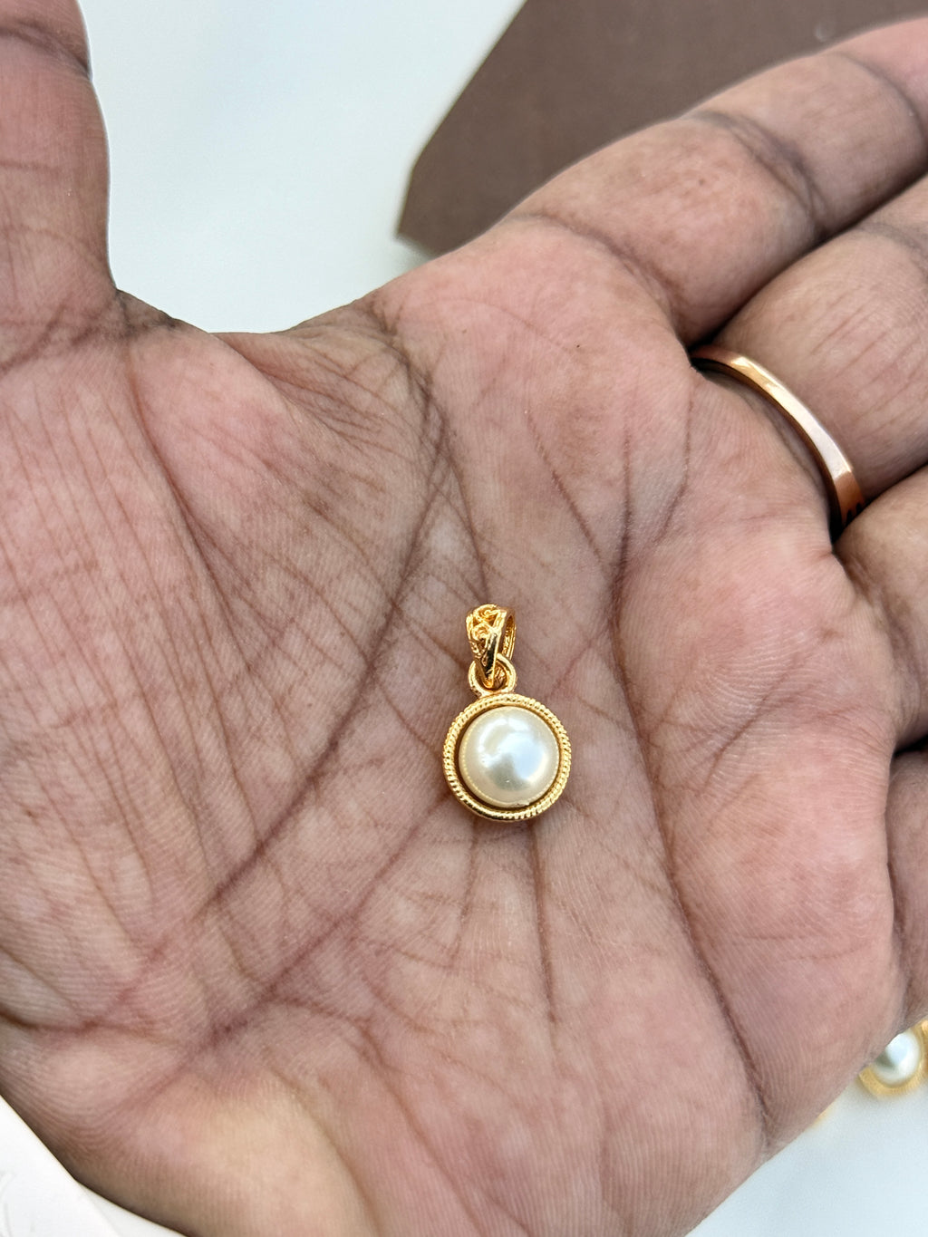 Ph208 panchaloham pearl pendant