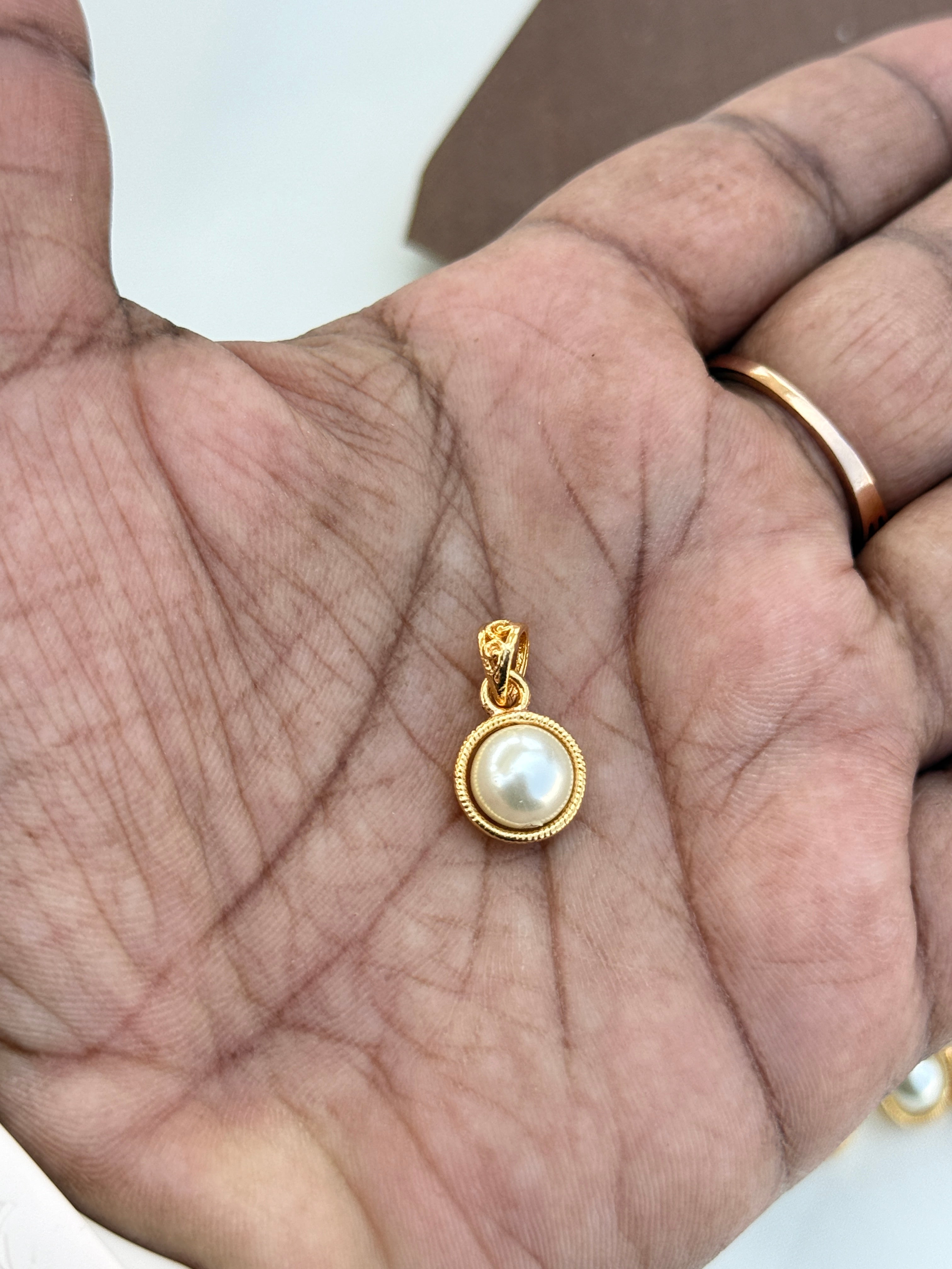 Ph208 panchaloham pearl pendant