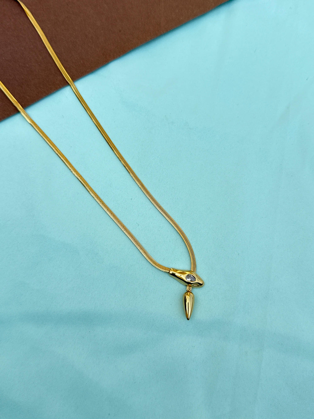 Dc078 anti tarnish snake 18inches adjustable daily wear chain