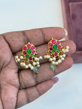 ER205 jadau kundan mango pearl earrings