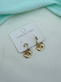 ER270 anti tarnish locksystem bow earrings