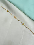 Ab620 anti tarnish 7.5inches 2:8 to 2:10 adjustable chain bracelet