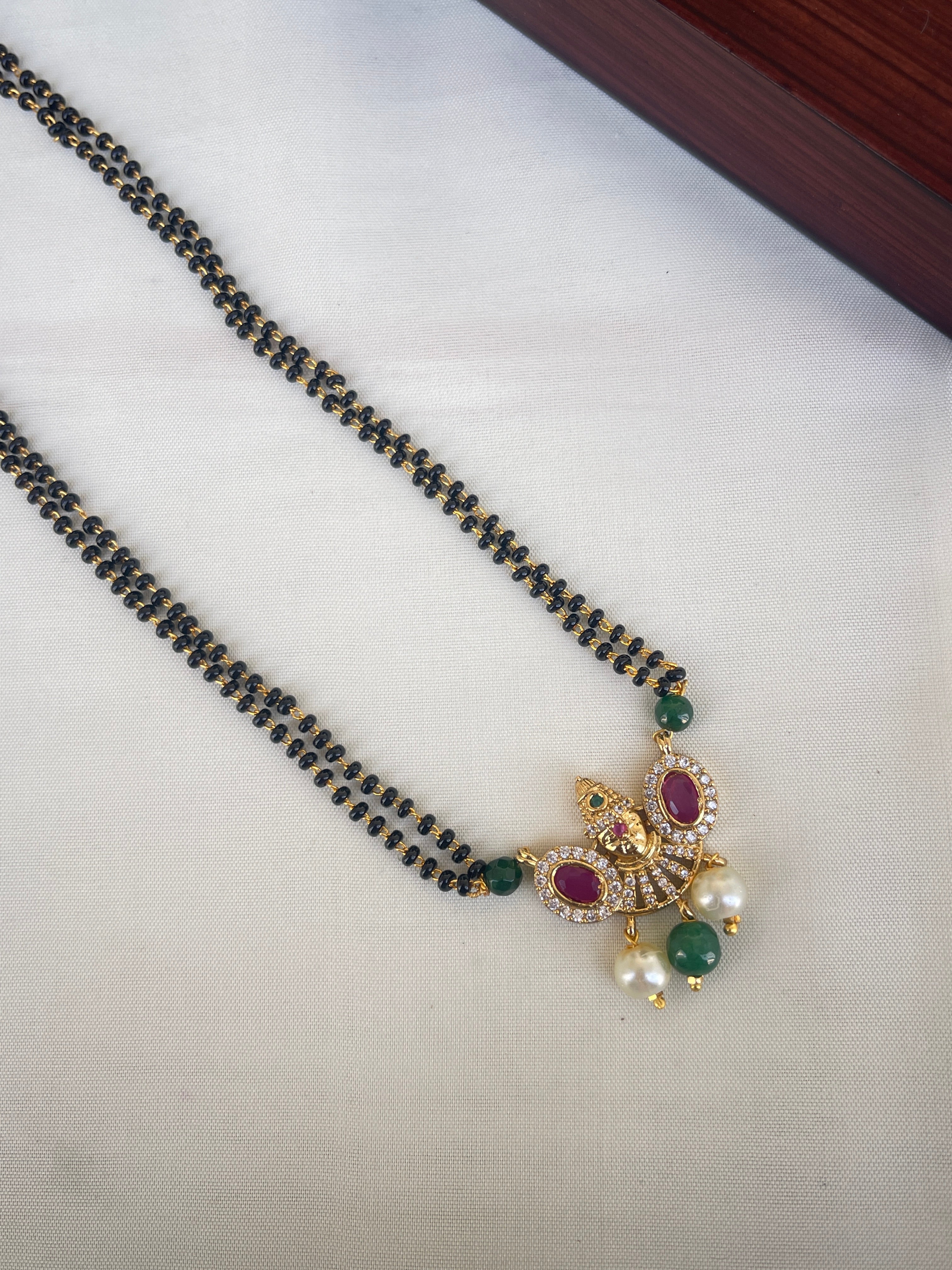 2 lines short lord Venkateswara Swamy blackbeads