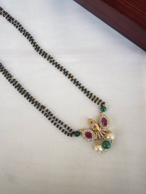 2 lines short lord Venkateswara Swamy blackbeads