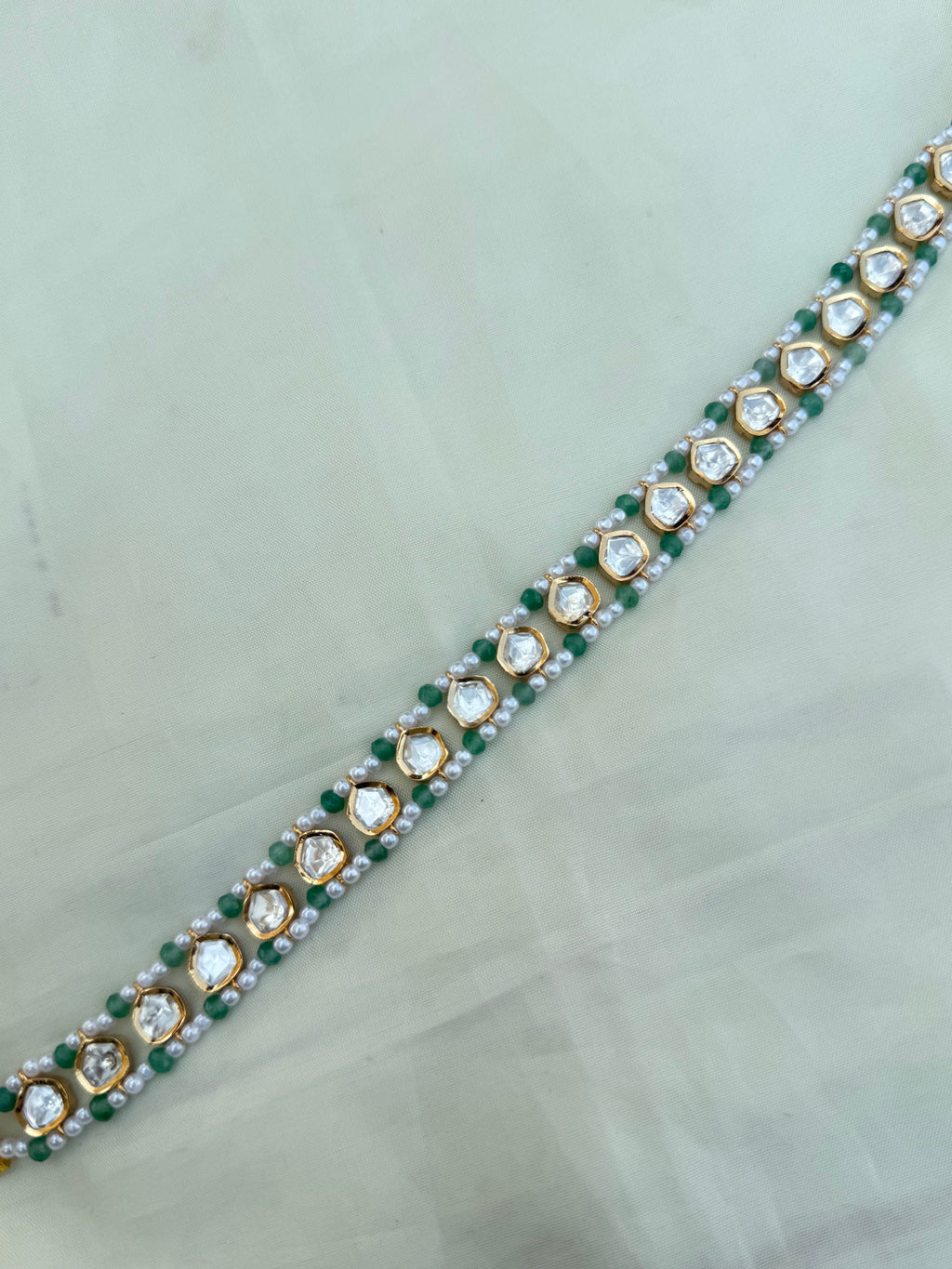 Uncut kundan pearl choker ch500