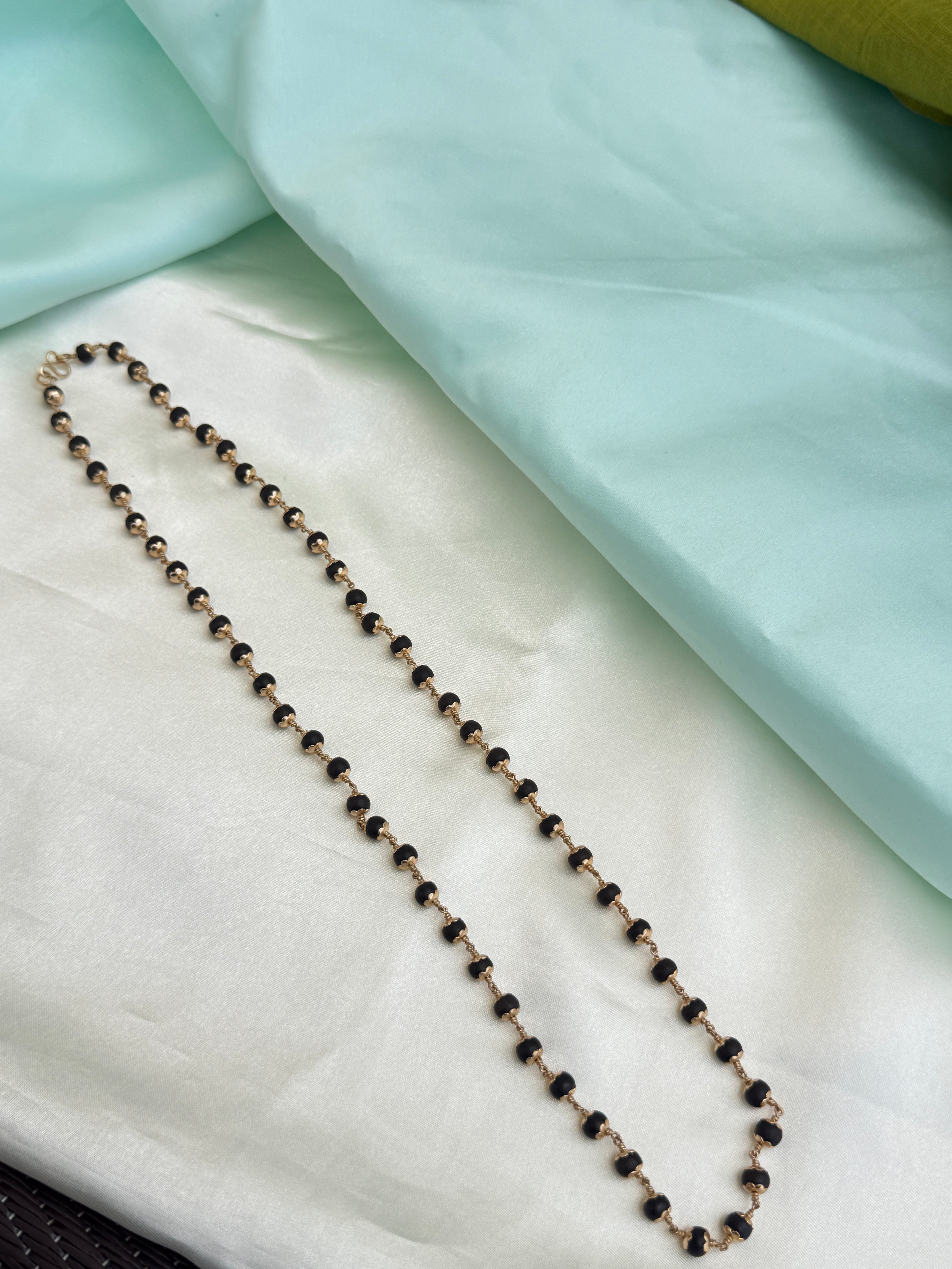 Tc055 panchaloham karungali malla 28 inches  chain