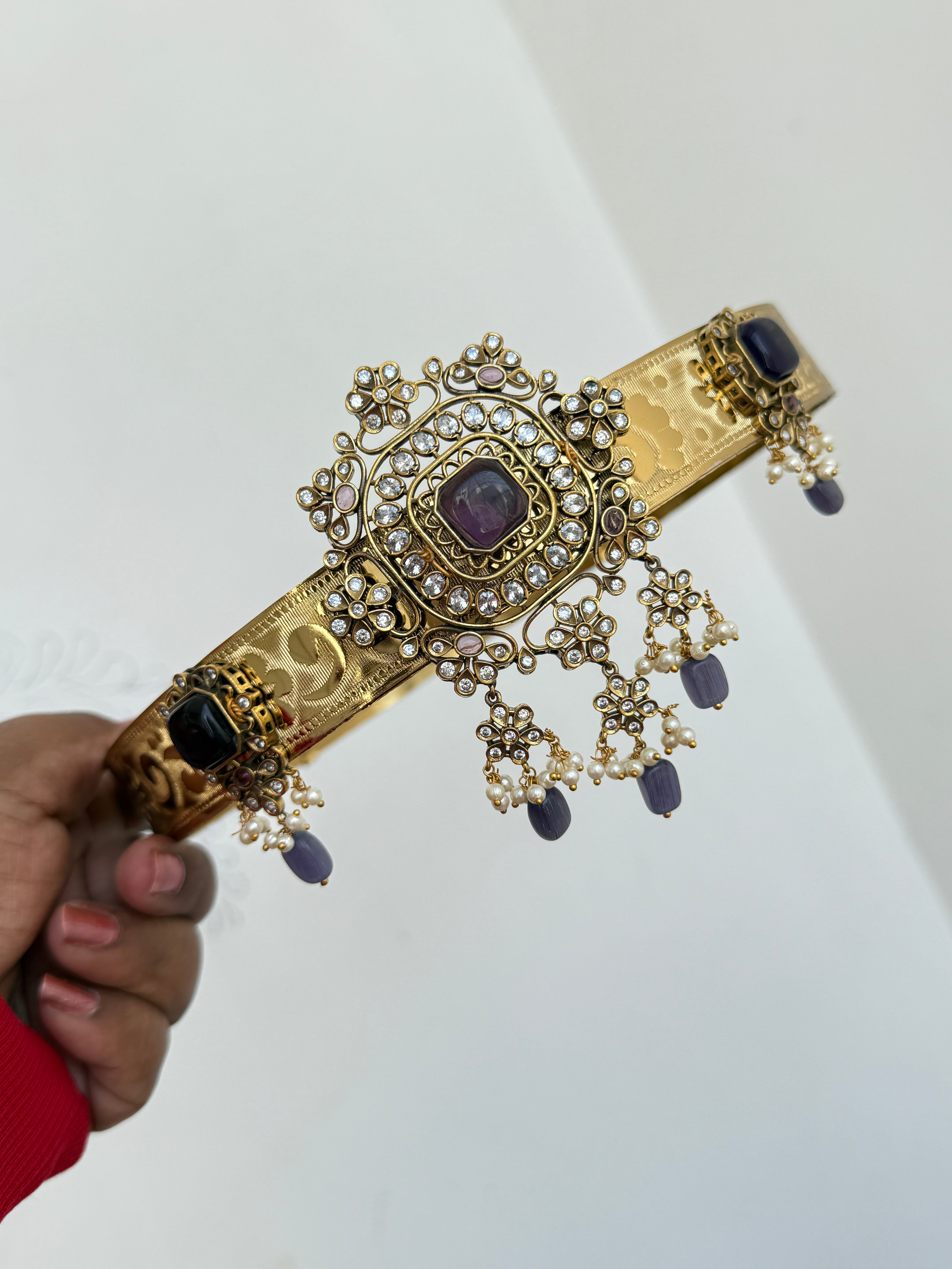 Hb553 Victorian moissanite kids hipbelt