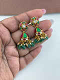 ER167 jadau kundan small butta earrings